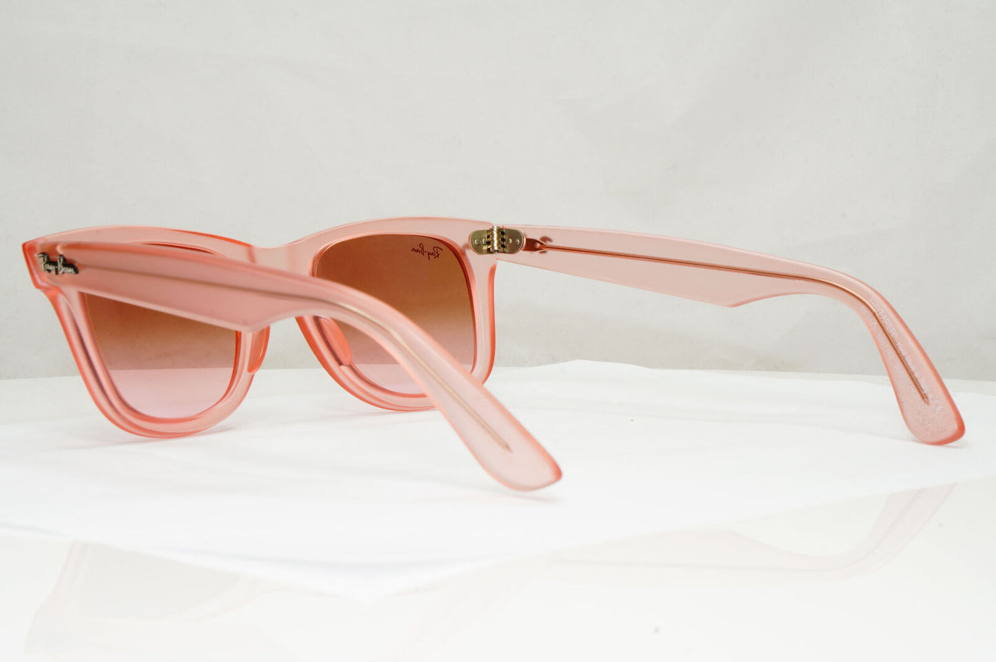 Ray-Ban Sunglasses Wayfarer Ice Pop Watermelon Pink Brown RB 2140 6057/X3 50mm