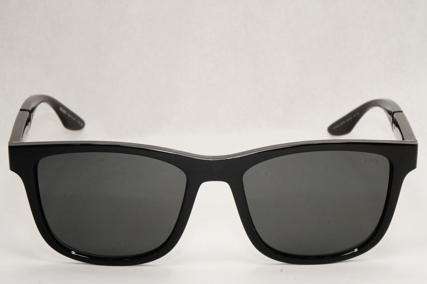 Prada Black Sunglasses Square Red Stripe Fashion PS04XS SPS 04X 1AB-5S0