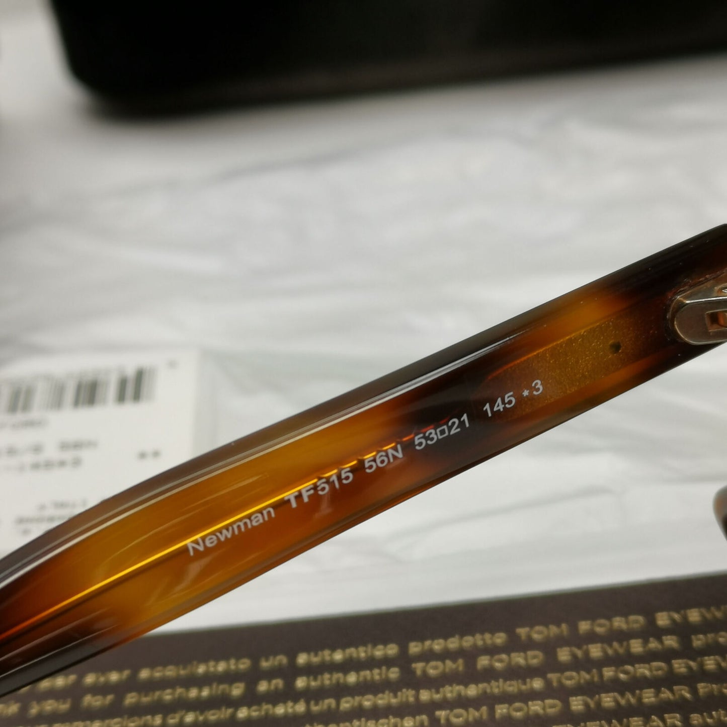 Tom Ford Sunglasses Newman Brown Green Gold Tortoiseshell FT0515 TF515 56N 53mm