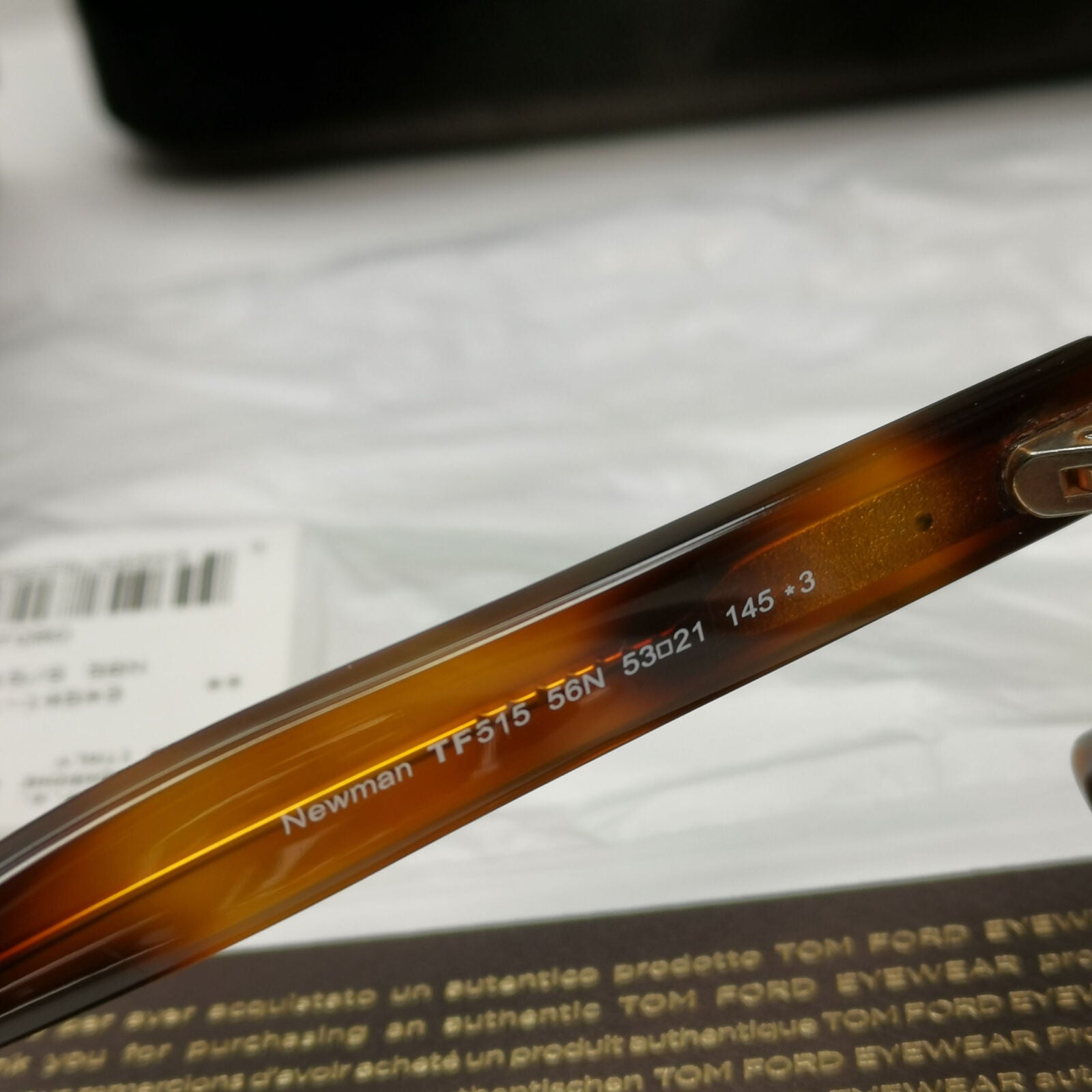 Tom Ford Sunglasses Newman Brown Green Gold Tortoiseshell FT0515 TF515 56N 53mm
