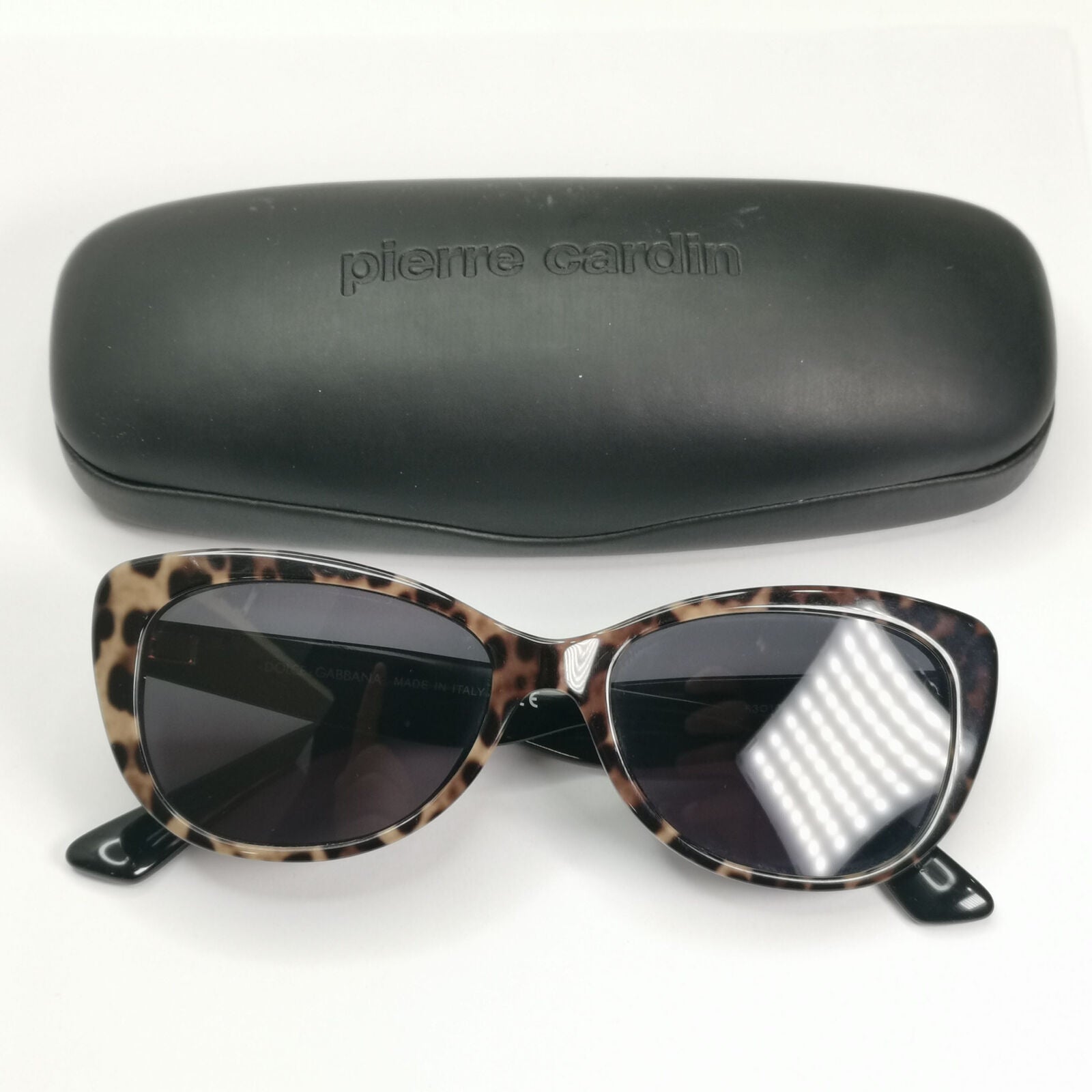 Dolce & Gabbana Sunglasses Leopard Black Brown Animal Print DG 3166 1995 250123