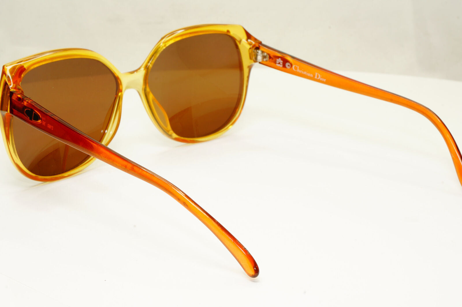 Dior Womens Vintage Sunglasses Designer Germany 1990s Brown 2160 30 36237