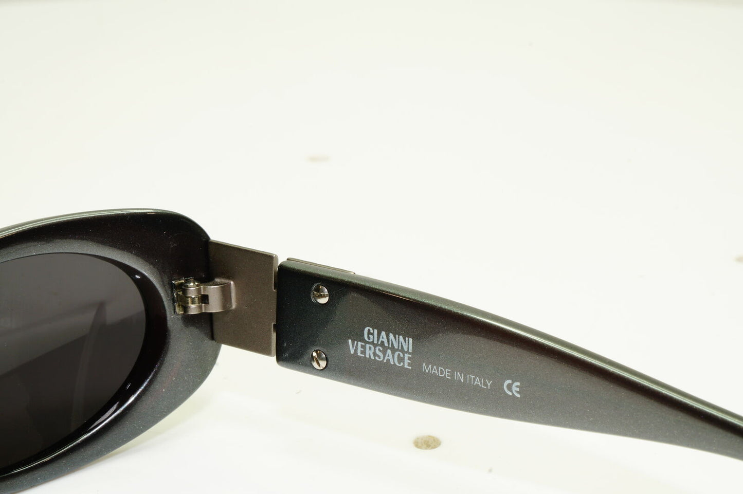Gianni Versace 1996 Womens Vintage Medusa Sunglasses Grey MOD 248/M COL 340