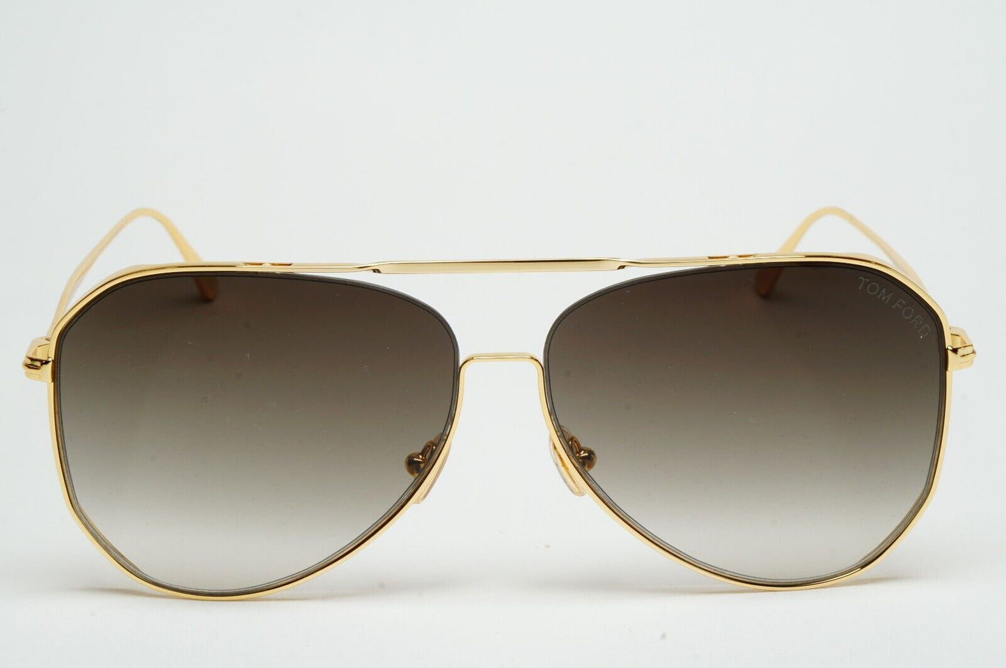 Tom Ford Sunglasses Charles-02 Gold Brown Grey Gradient Square FT0853 TF 853 30B