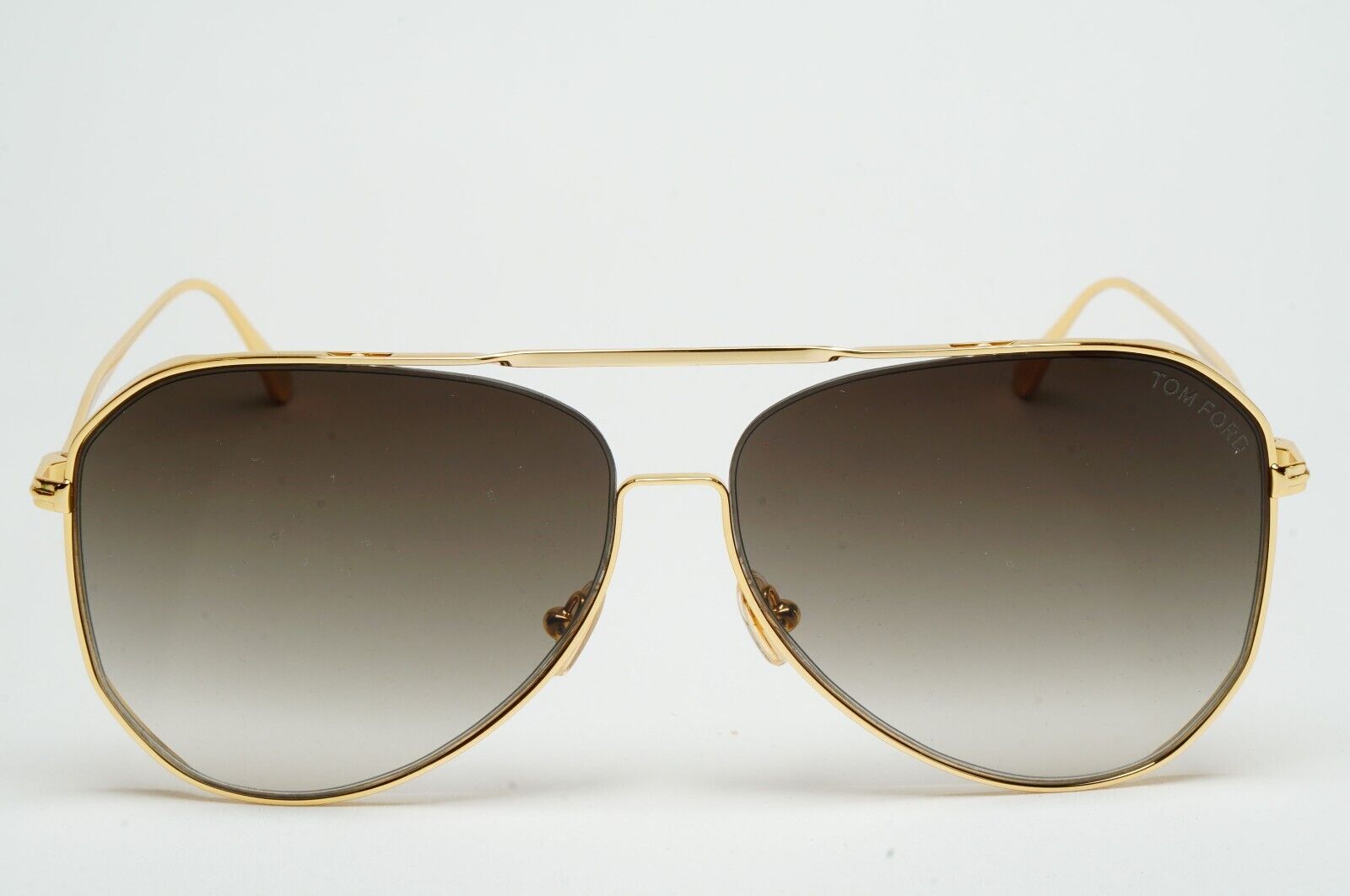 Tom Ford Sunglasses Charles-02 Gold Brown Grey Gradient Square FT0853 TF 853 30B