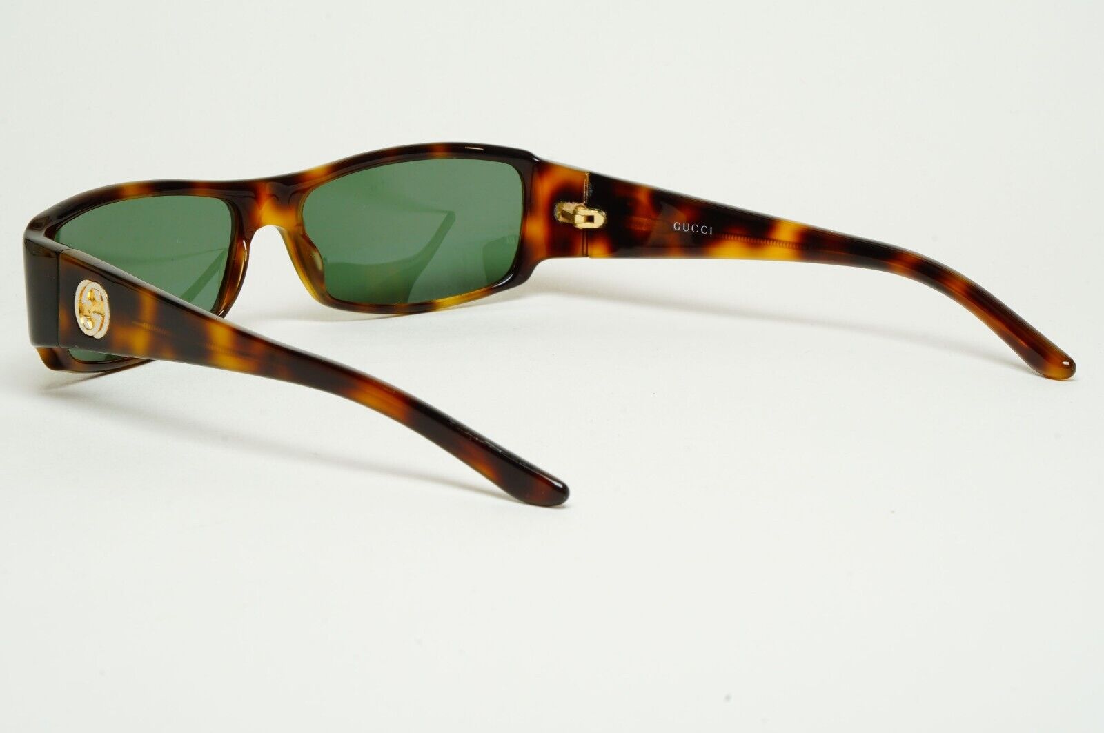 Gucci Sunglasses 1999 Vintage Brown Tortoise Green GG 1482/S 05L 55mm 180125