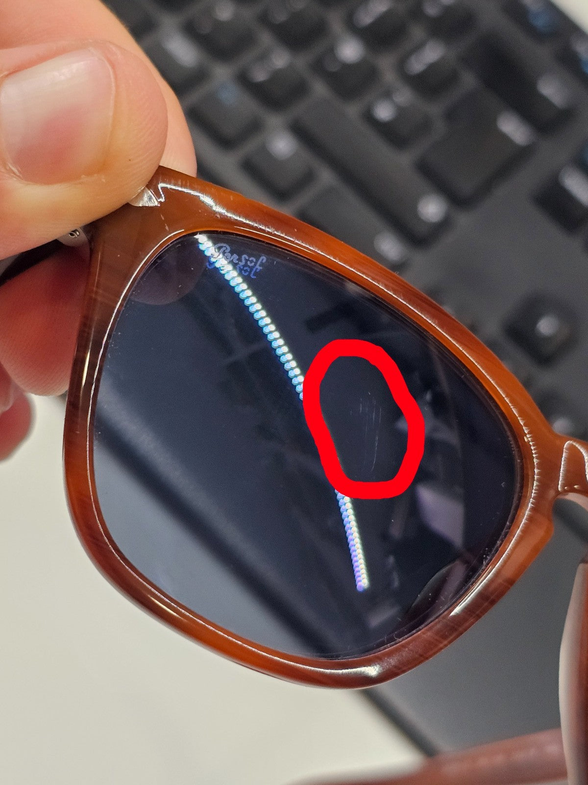 Persol Sunglasses 2012 Capri Edition Blue Brown Square 3024-S 957/56 52mm [a]