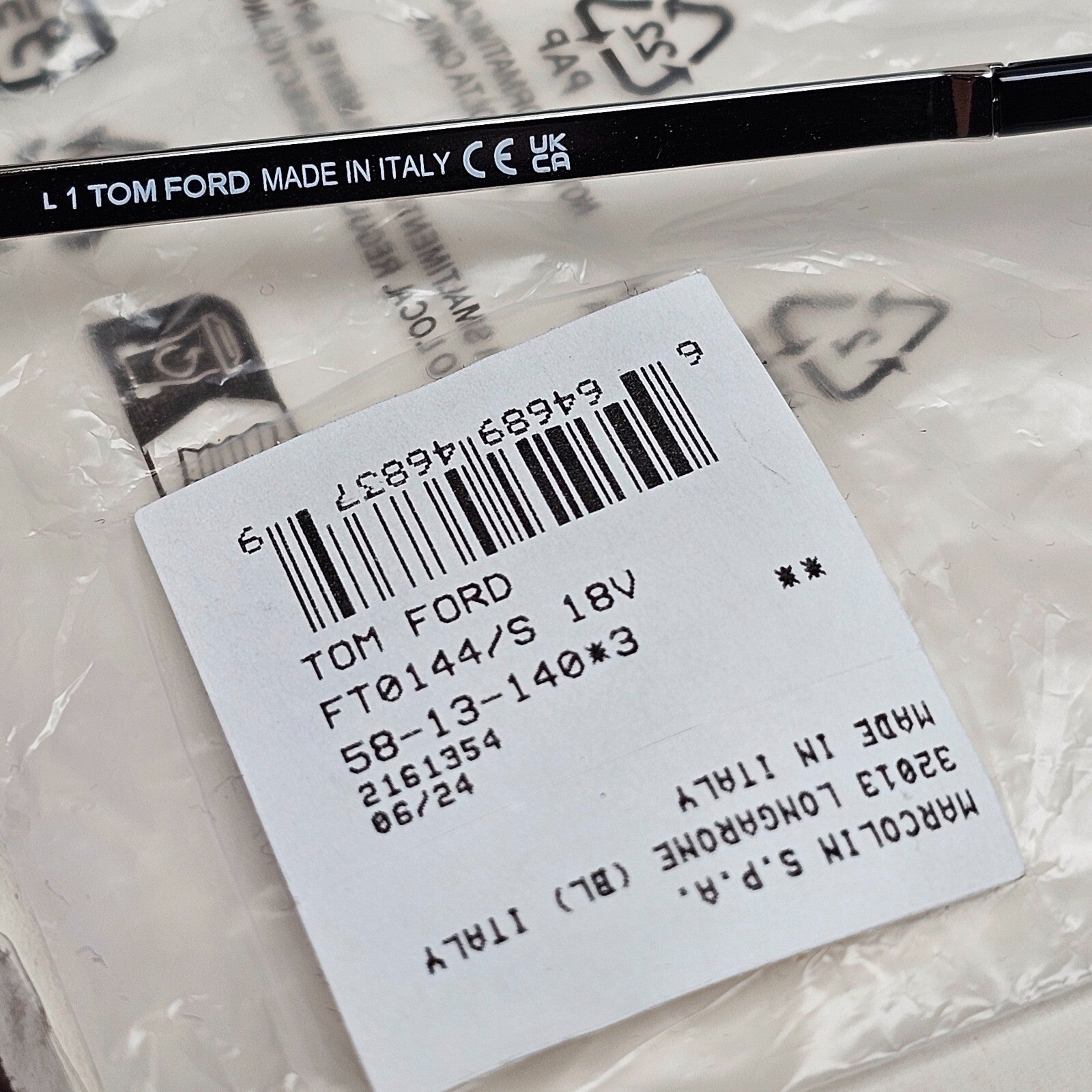 Tom Ford Sunglasses Marko Skyfall Silver Blue FT0144 TF 144 18V James Bond