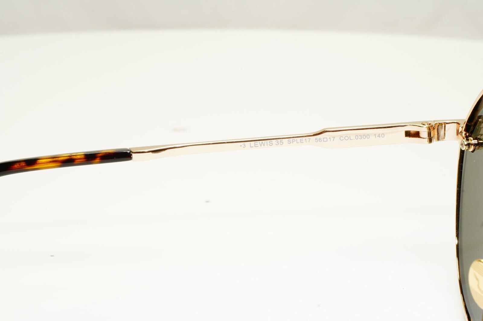 Police Lewis Hamilton F1 Sunglasses Gold Grey Metal Pilot SPL E17 COL 0300