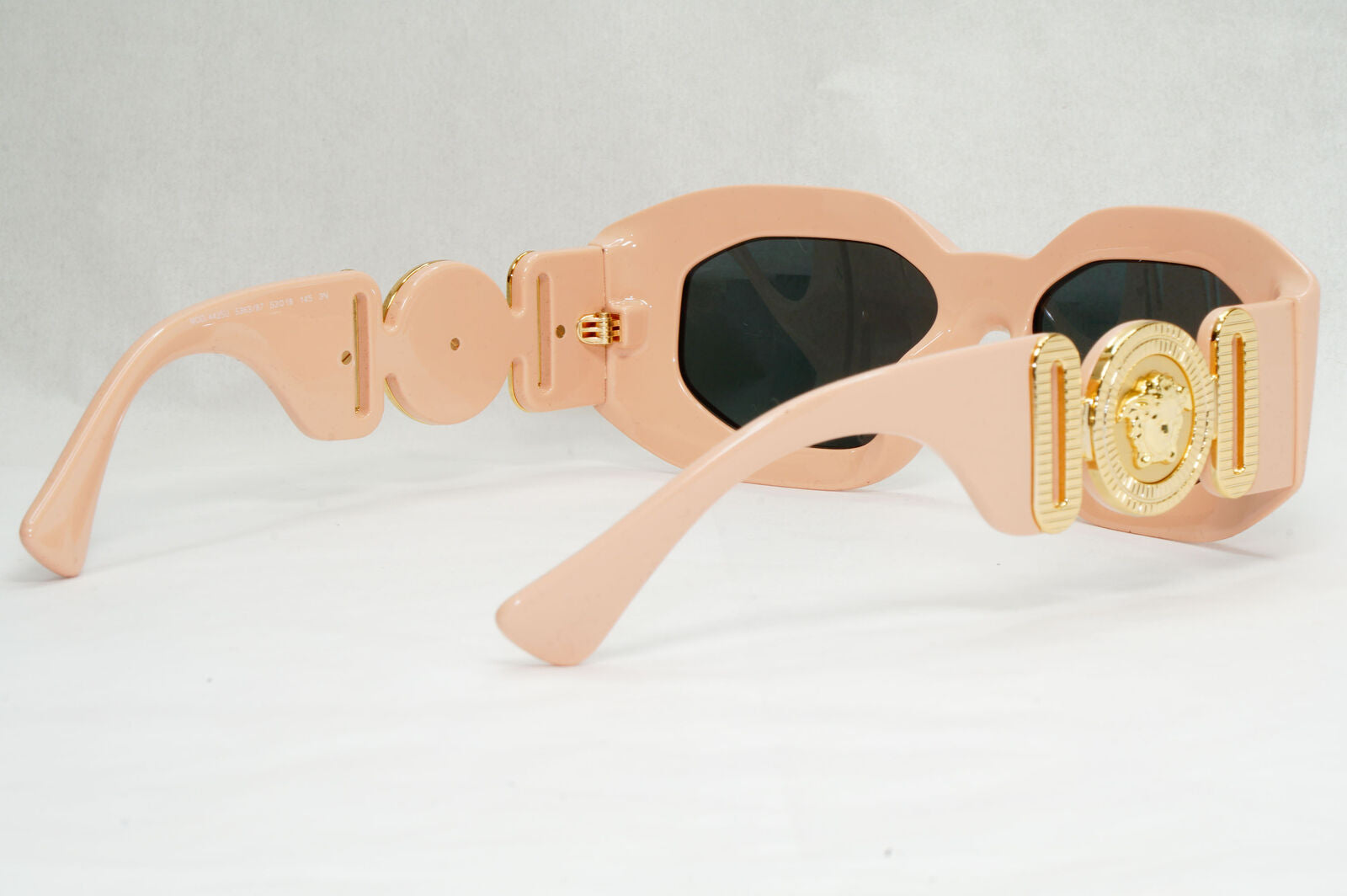 Versace Sunglasses Pink Gold Large Biggie Medusa Thick Frame MOD 4425-U 5363/87