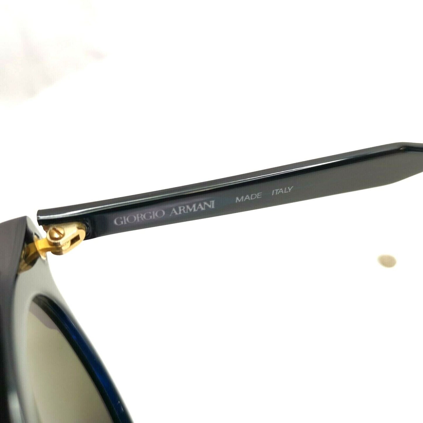 Giorgio Armani 1997 Vintage Blue Green Retro Havana Sunglasses Mens 901 025