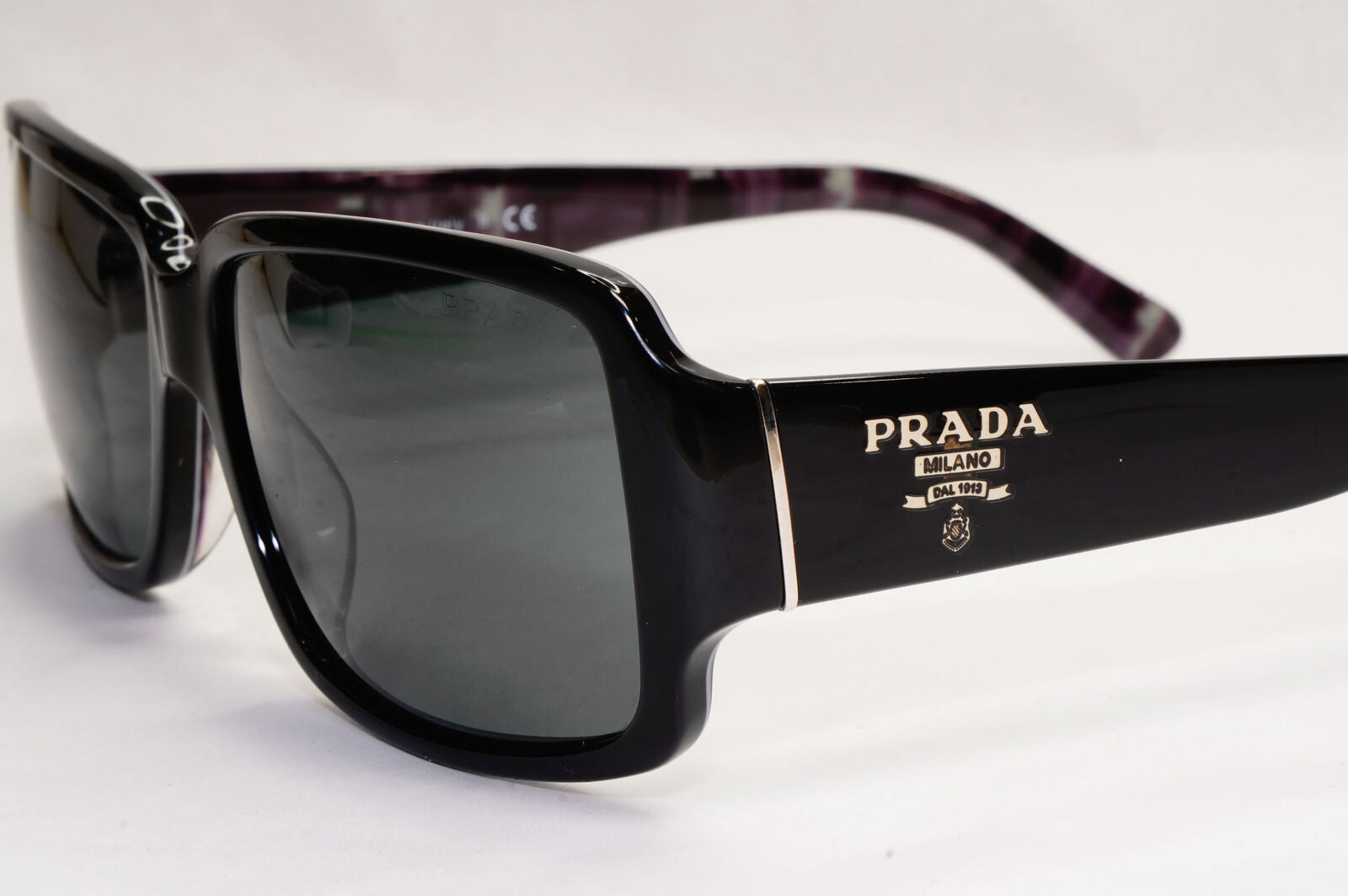 Prada Sunglasses 2012 Black Glossy Square Unisex PR32NS SPR 32N BF5-1A1 140124