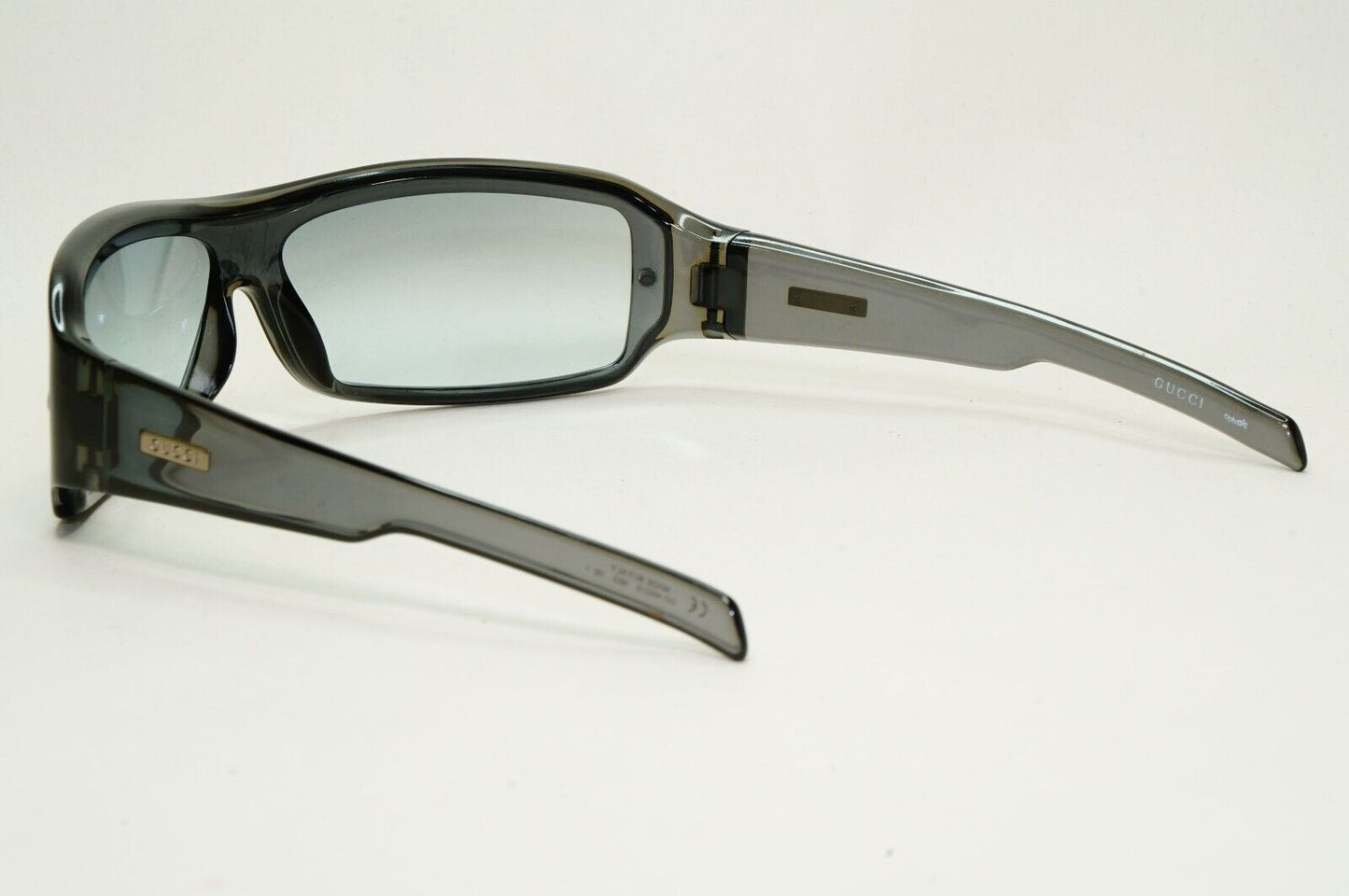 Gucci Sunglasses 1997 Vintage Grey Transparent Shield Visor GG 1462/S N03 091124