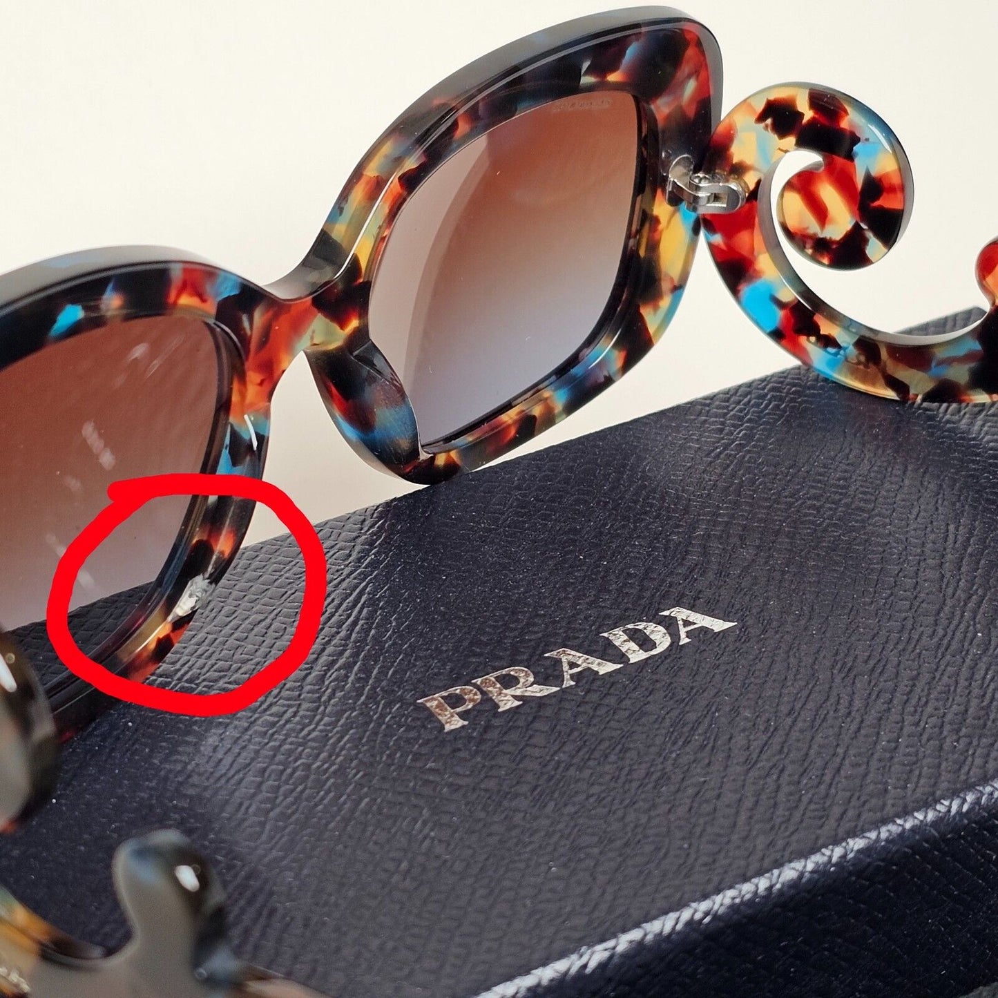 Prada Sunglasses Baroque Swirl Fantasy Marble PR27OS SPR 27O NAG-0A4 290125