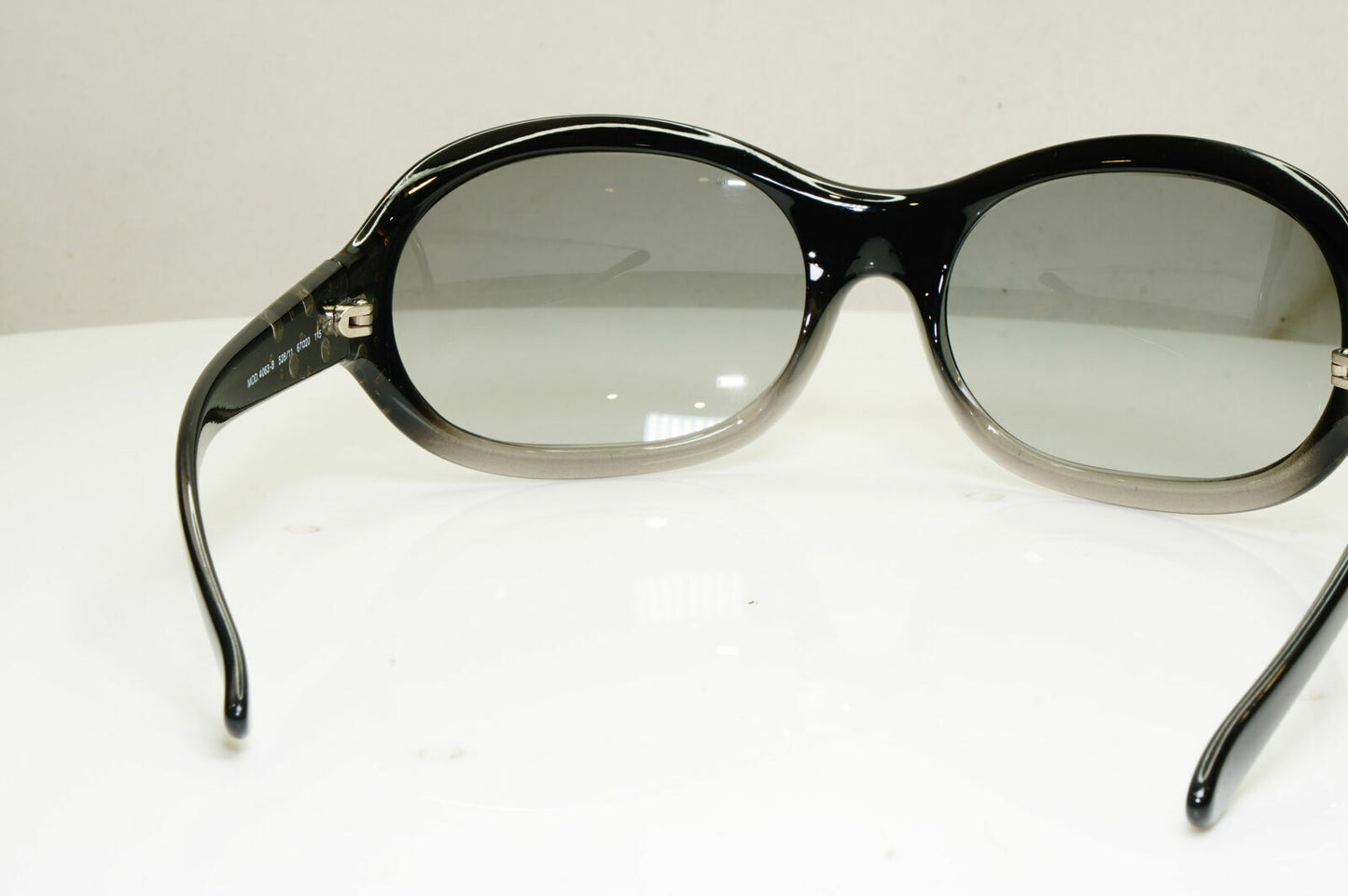 Versace Crystal Gem Black Grey Sunglasses Wrap Womens Designer 4063 528/11 29791