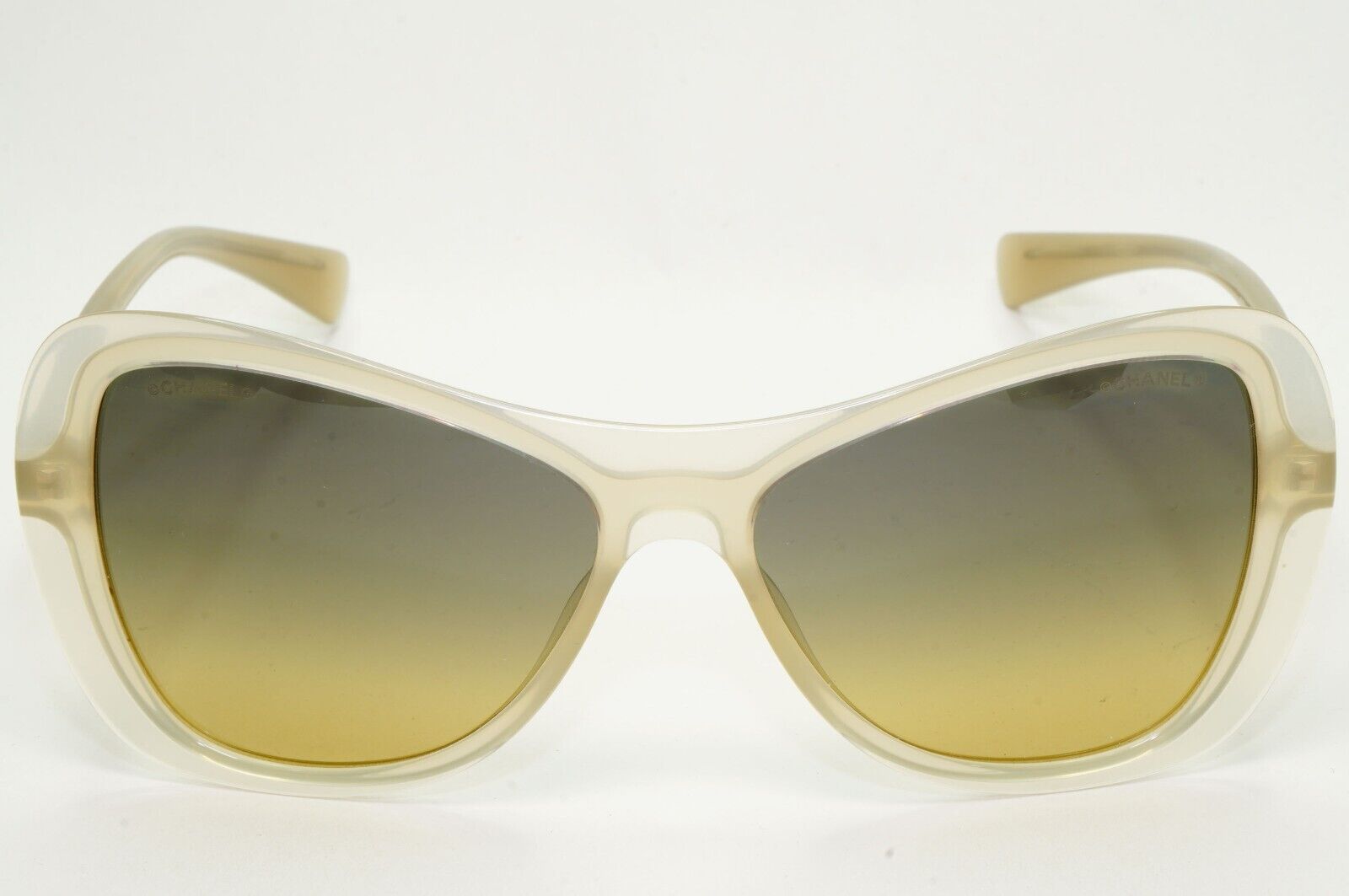 Chanel Sunglasses Olive Green Gradient Square Butterfly 5388 c.1622/L0 57mm