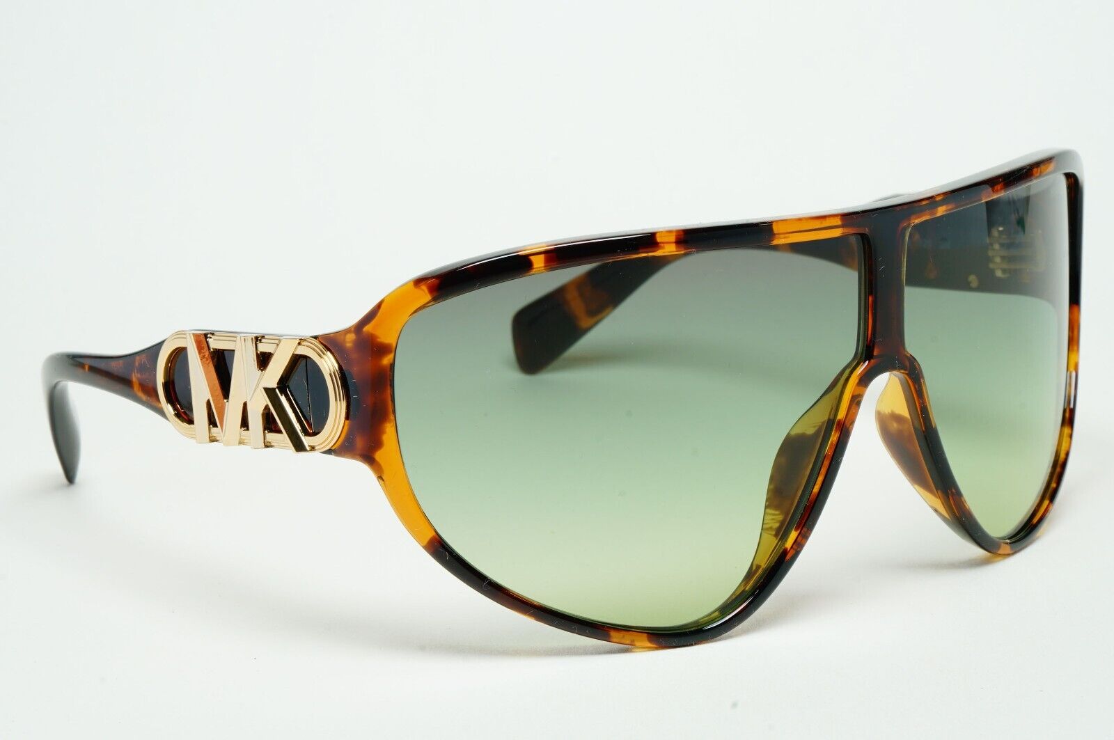 Michael Kors Sunglasses Brown Tortoise Green Shield MK 2194 Empire Shield 30060N