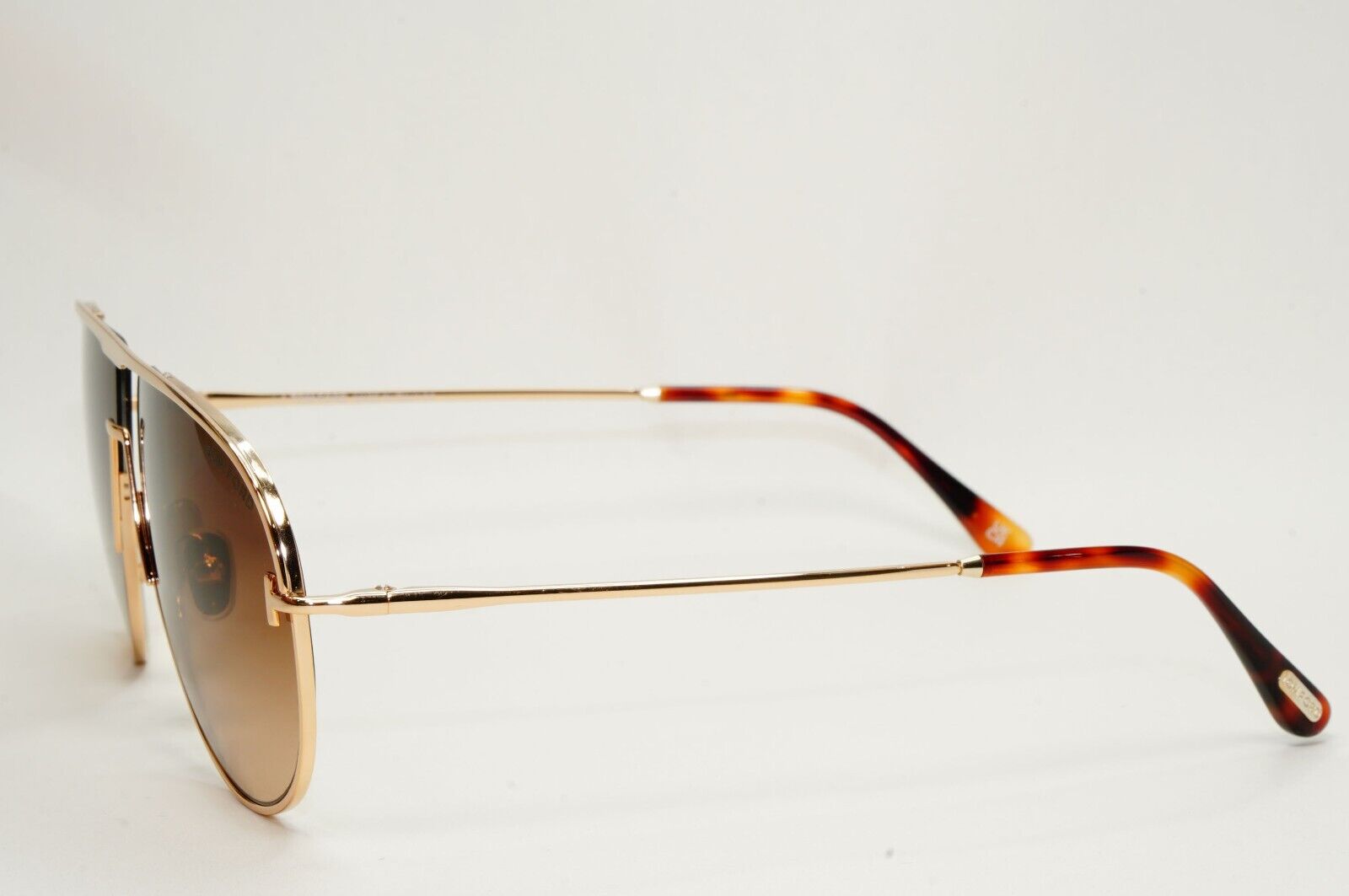 Tom Ford Sunglasses Theo Gold Brown Gradient Metal Pilot FT0924 TF 924 28F 60mm