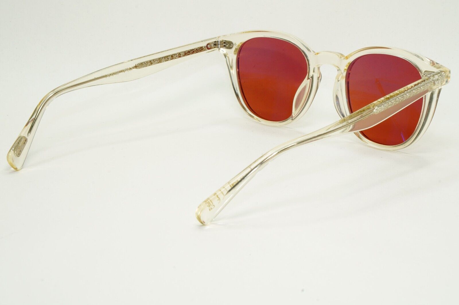 Oliver Peoples Desmon Sunglasses Transparent Yellow Bordo OV 5454SU 1692/C5 48mm