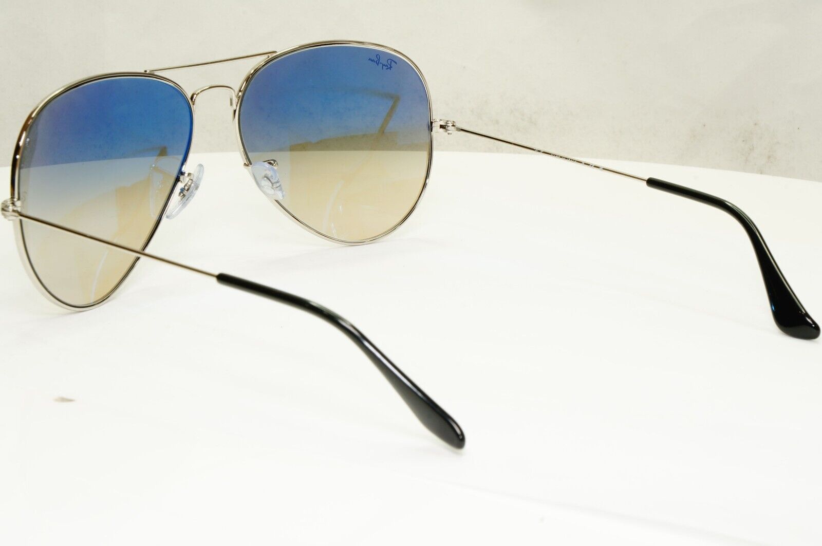 Ray-Ban Sunglasses Aviator Silver Grey Gradient Large Metal RB 3025 003/32 62mm