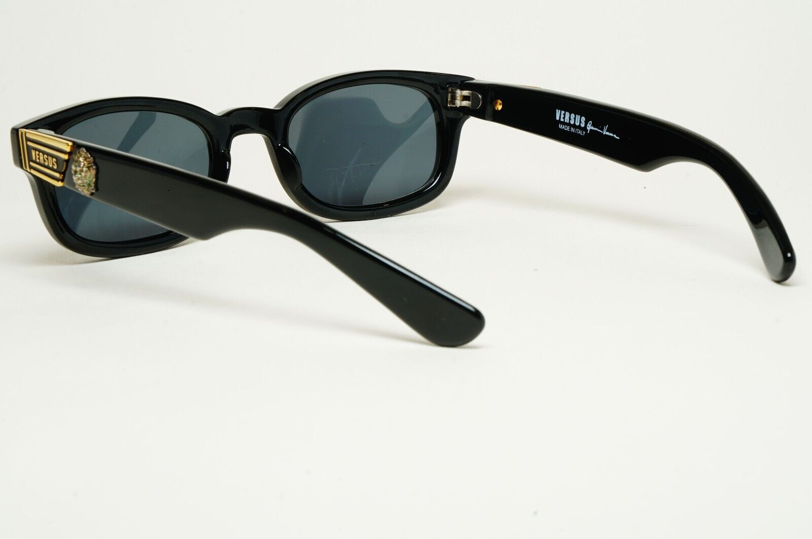 Versus Sunglasses 1996 by Gianni Versace Vintage Black Lion MOD EZ8 COL 852
