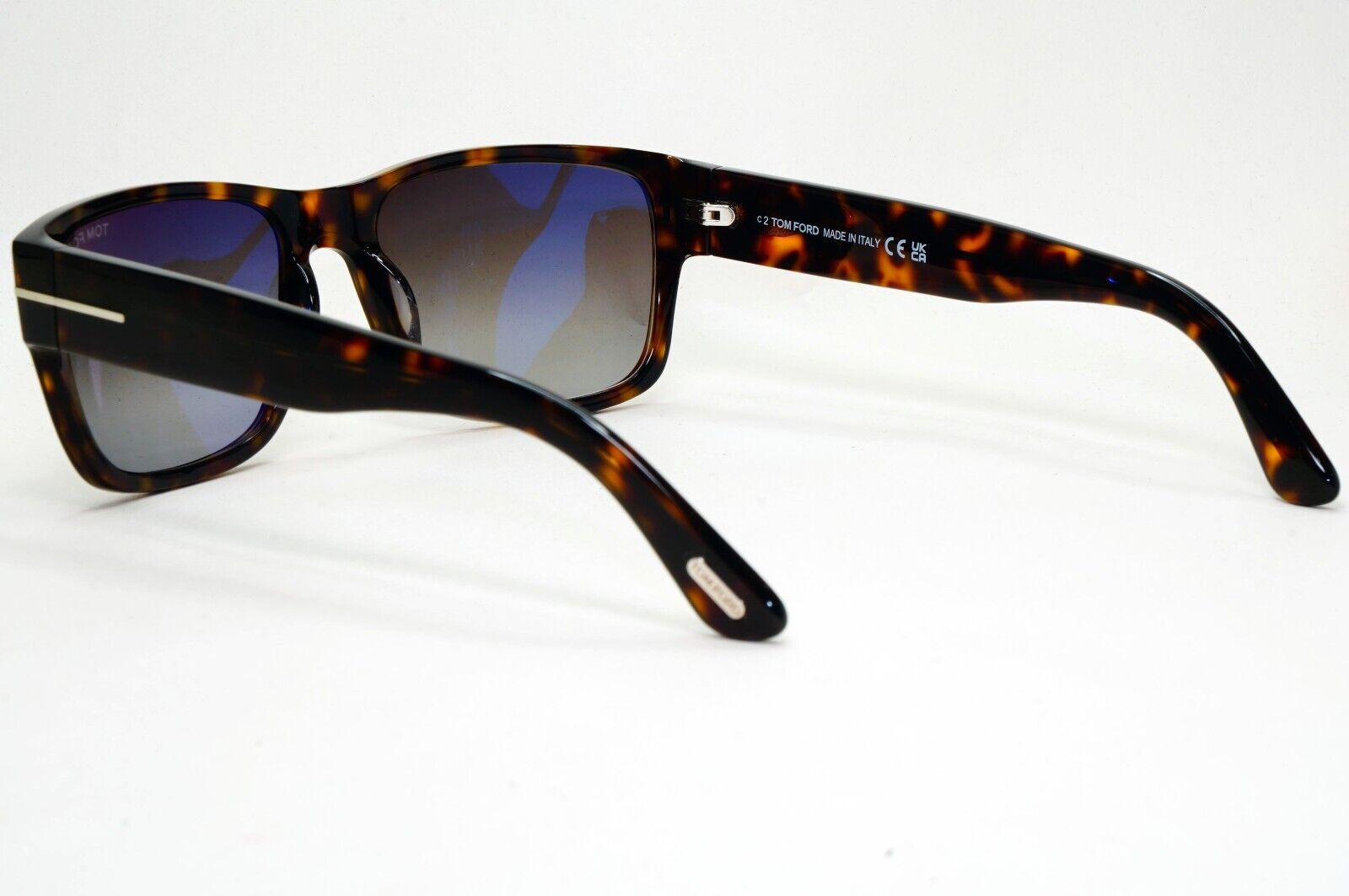 Tom Ford Sunglasses Mason Brown Tortoiseshell Grey Square FT0445 TF 445 52B 58mm