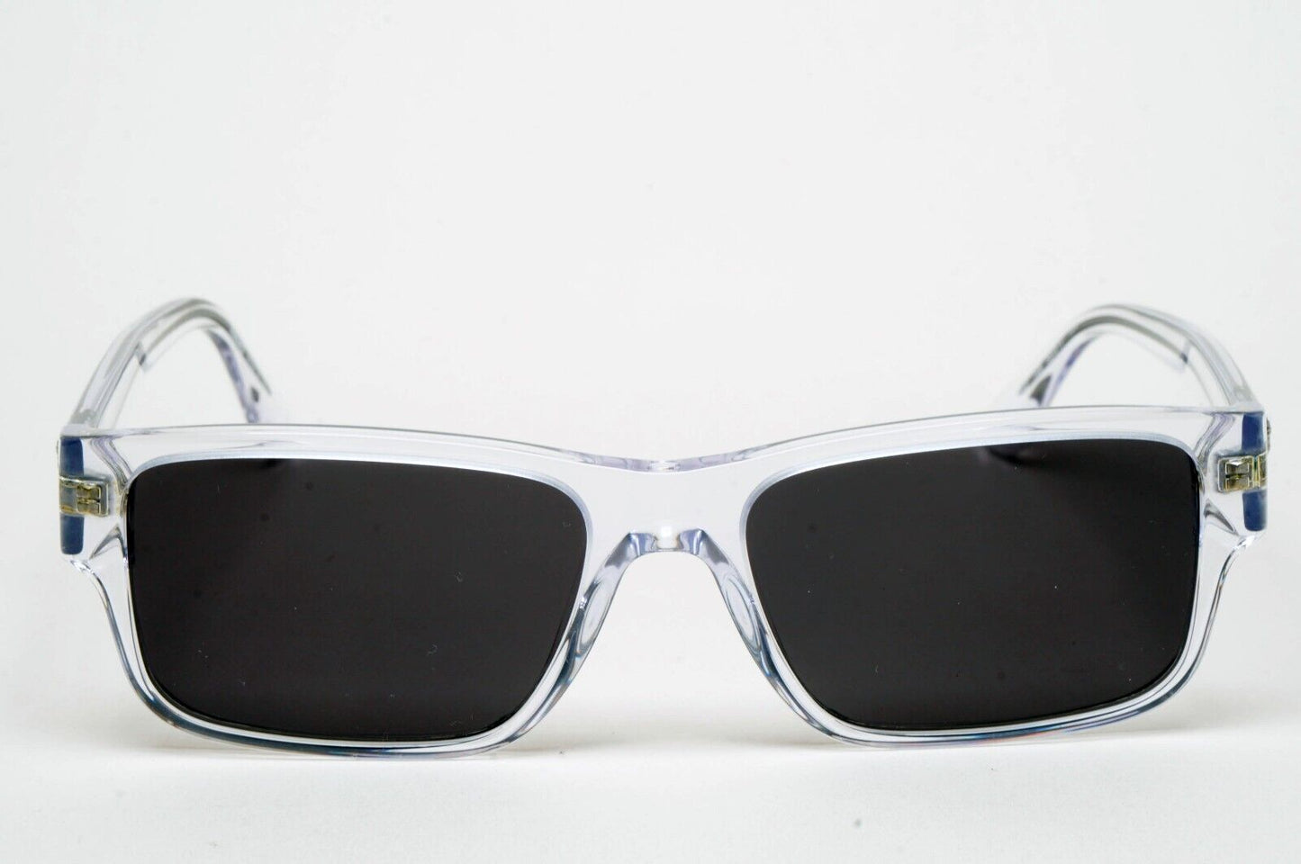 Versace Sunglasses Black Crystal Transparent Medusa Square MOD VE 3342 148 55mm