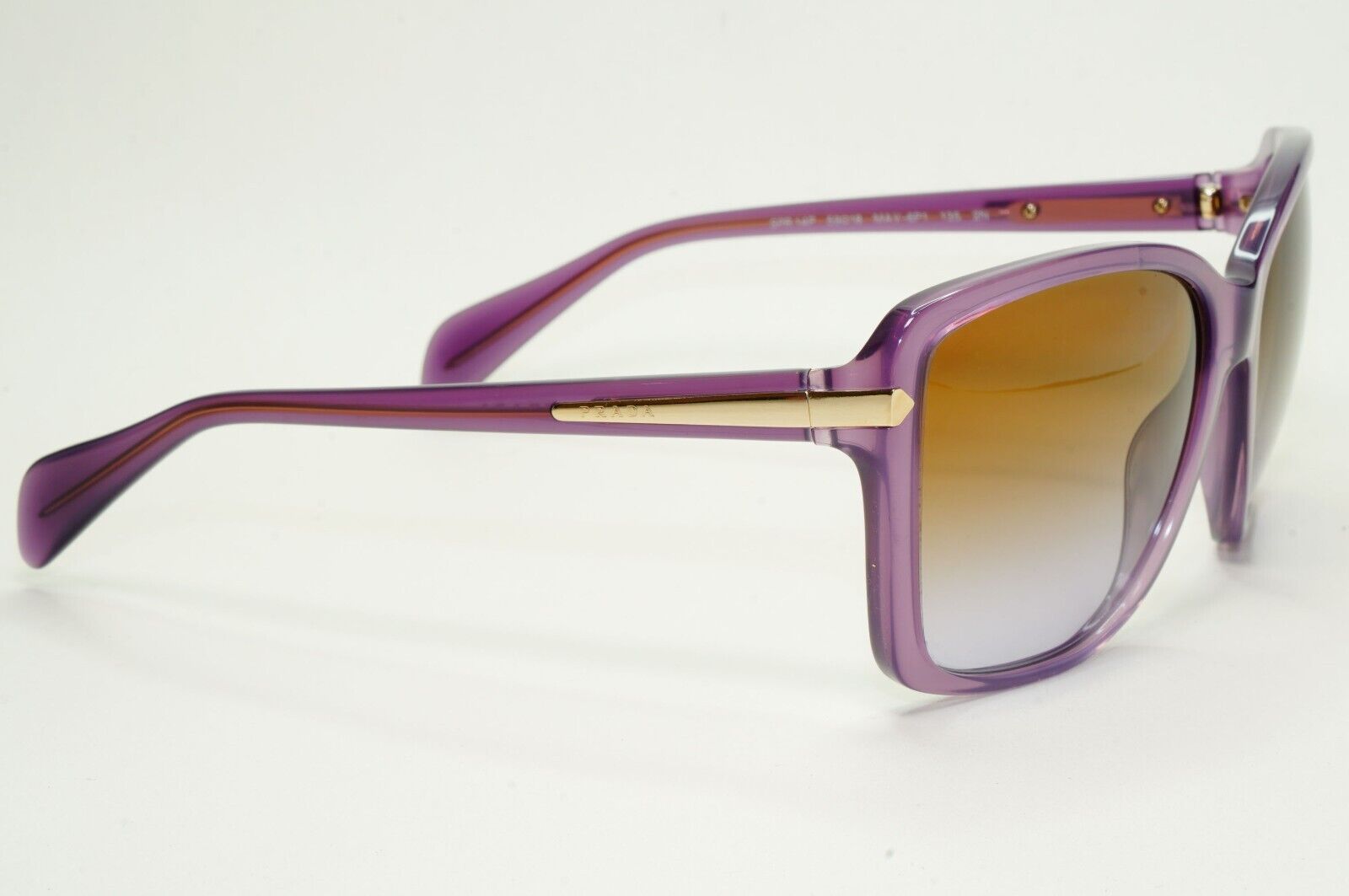 Prada Sunglasses 2013 Vintage Square Violet Brown PR14PS SPR 14P MAV-6P1 050824