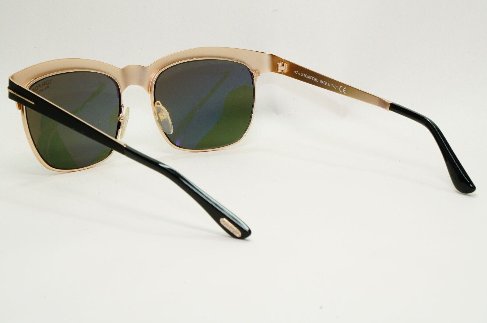 Tom Ford Sunglasses Elena Polarised Gold Black Dark Green FT0437 TF 437 05R 54mm