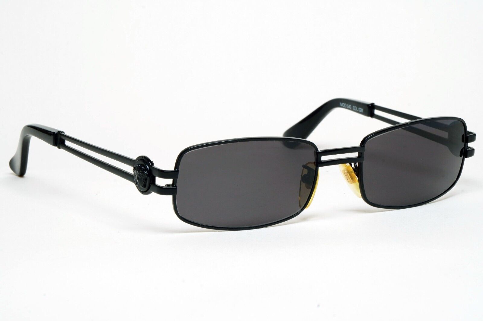 Gianni Versace Sunglasses 1996 Vintage Black Medusa MOD S40 COL 028 100225