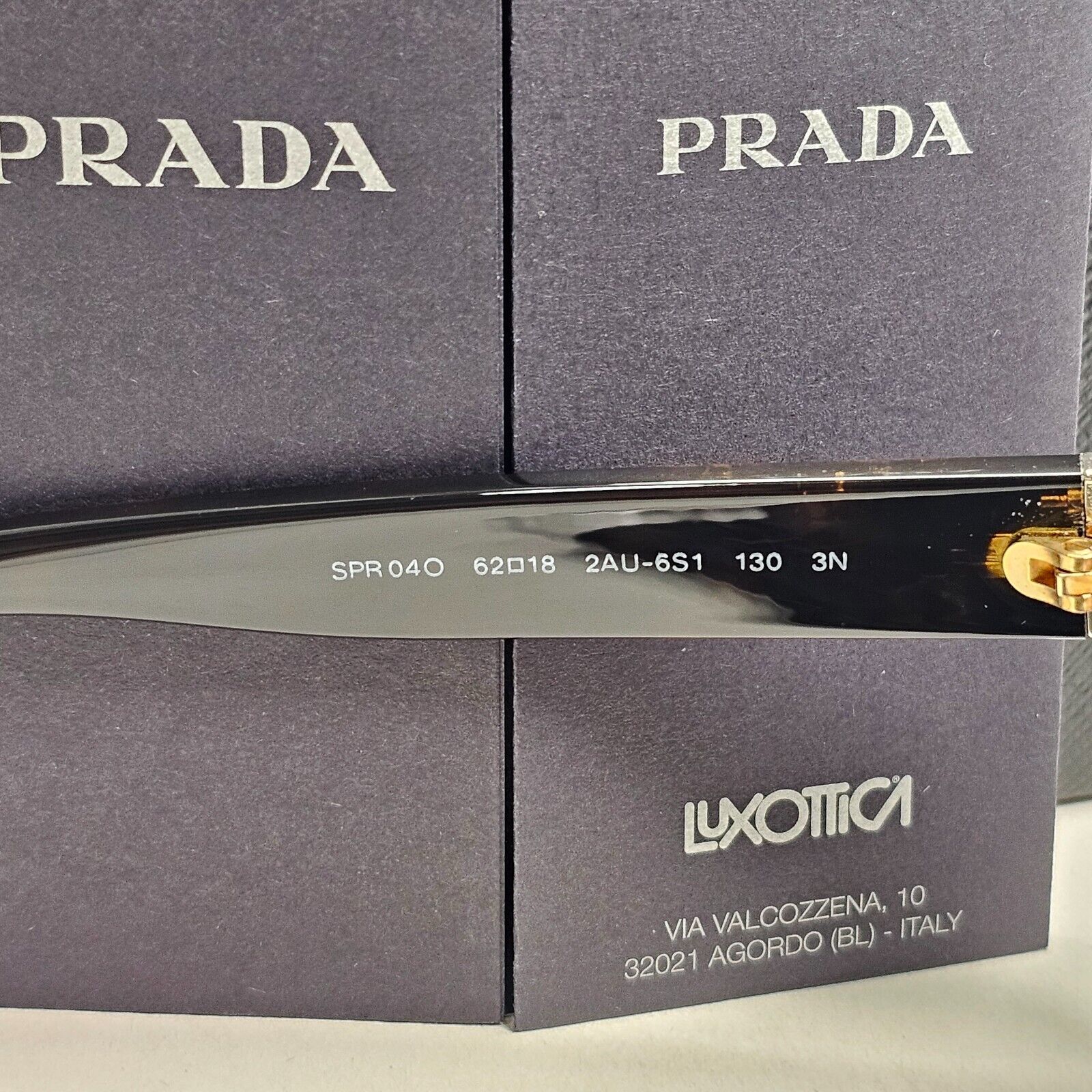 Prada Sunglasses 2012 Brown Tortoise Square Milano PR04OS SPR 04O 2AU-6S1