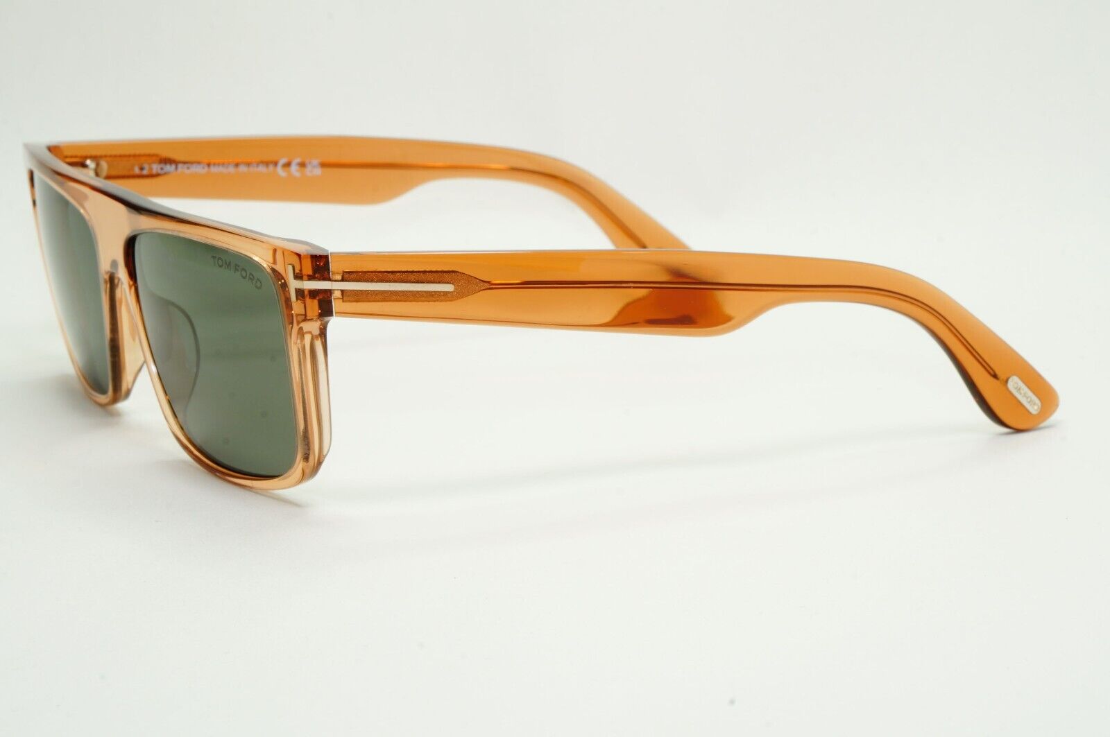 Tom Ford Sunglasses Philippe-02 Brown Transparent Honey Green FT0999 TF 999 45N