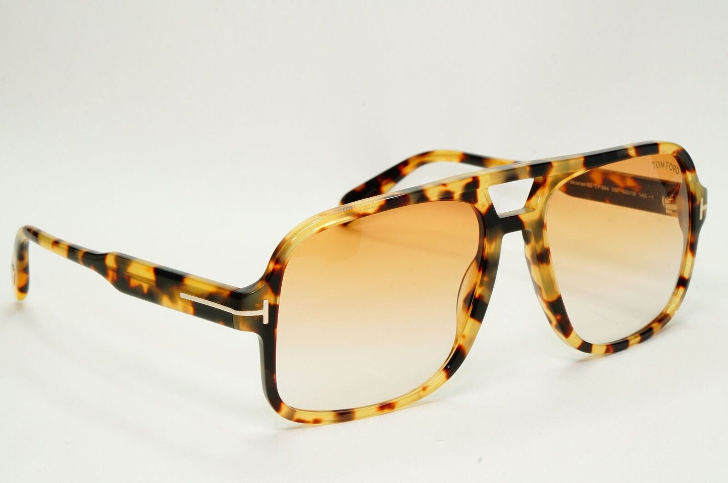 Tom Ford Sunglasses Falconer-02 Brown Havana Gradient Square FT0884 TF 884 56F