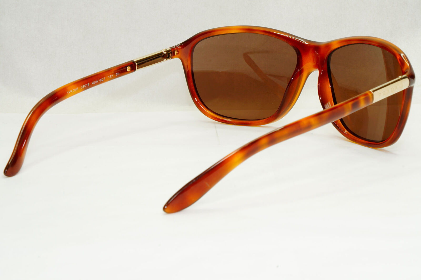 Prada Sunglasses 2010 Brown Gold Wrap Vintage PR08MS SPR 08M 4BW-8C1 210124