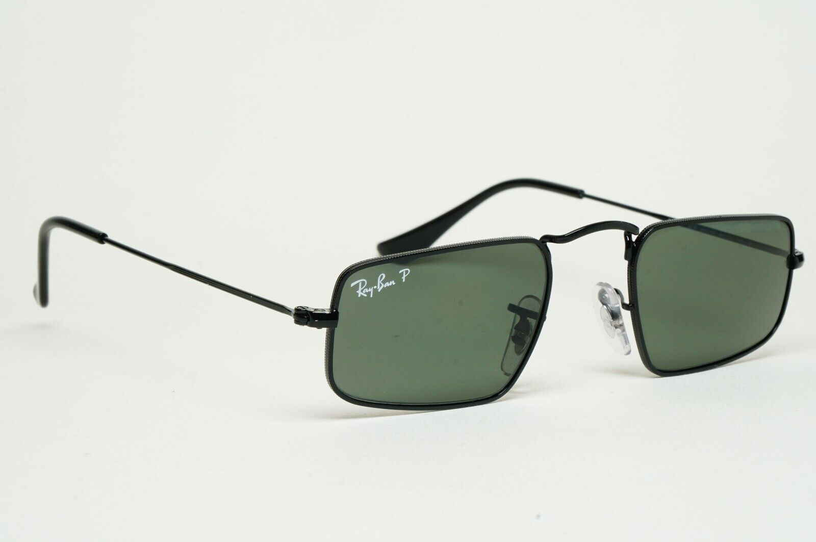 Ray-Ban Sunglasses Julie Polarized Black Green G15 Unisex RB 3957 002/58 46mm
