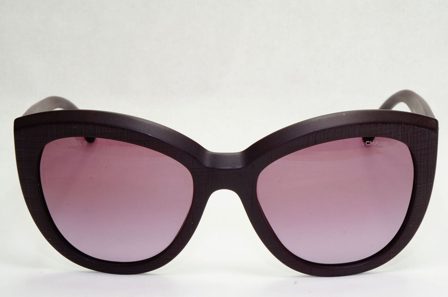 Chanel Sunglasses Dark Burgundy Maroon Tweed Pattern 5332 c.1461/S1 120124