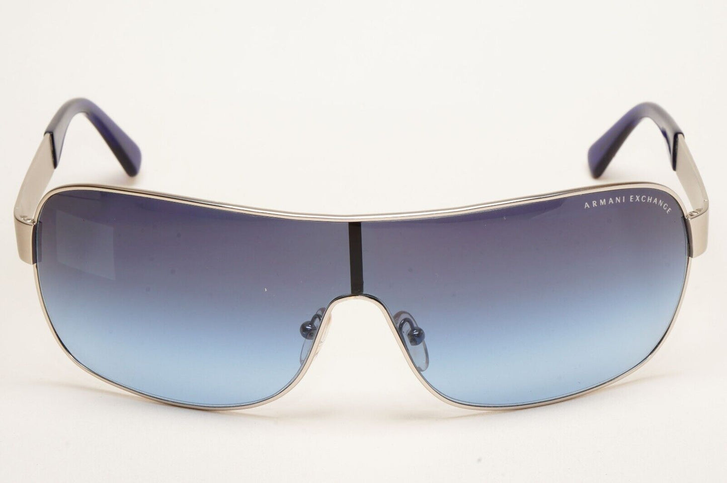 Armani Exchange Sunglasses 2015 Silver Blue Shield AX 2008 6020/4L [a] 221124