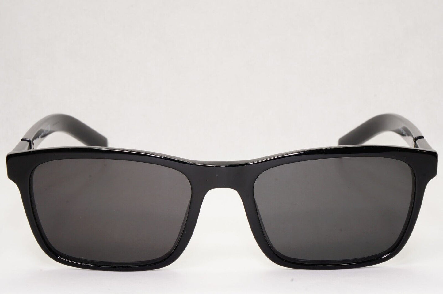 Prada Sunglasses Black Square Glossy Fashion PR16XV VPR 16X 1AB-1O1 55mm