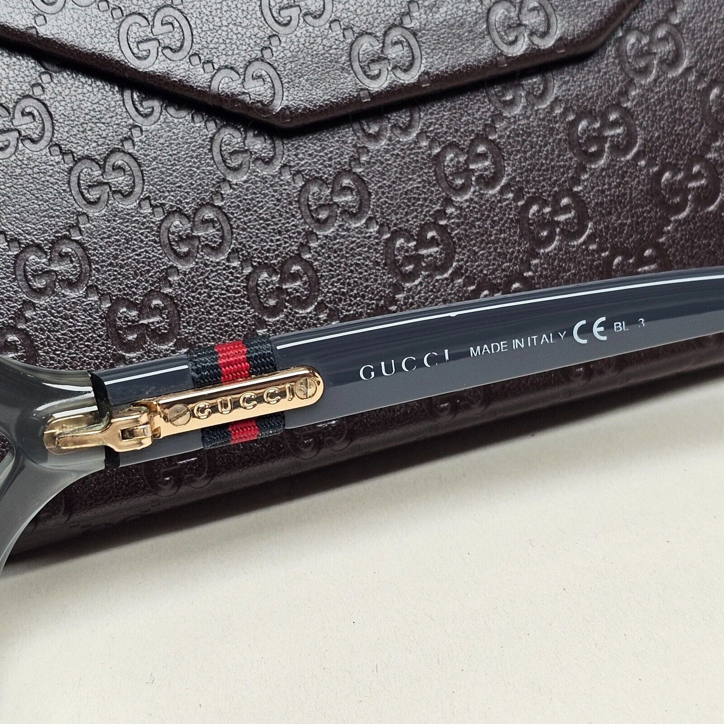 Gucci Sunglasses 2011 Vintage Ribbon Grey Azure Black GG 3646/S 3NFUA 070125