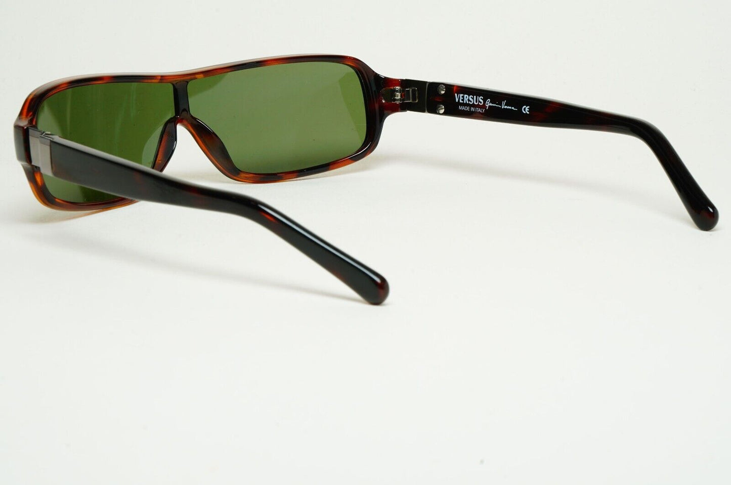 Versus Sunglasses 1996 by Gianni Versace Vintage Brown Green MOD E12/M COL 649