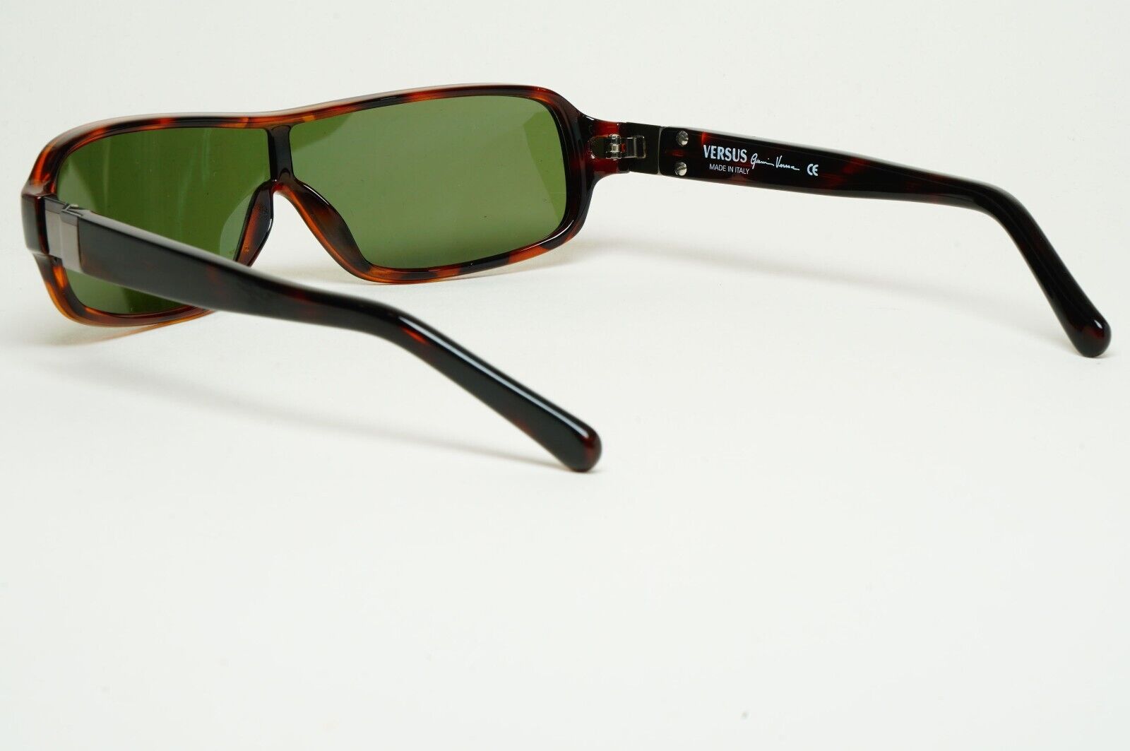 Versus Sunglasses 1996 by Gianni Versace Vintage Brown Green MOD E12/M COL 649
