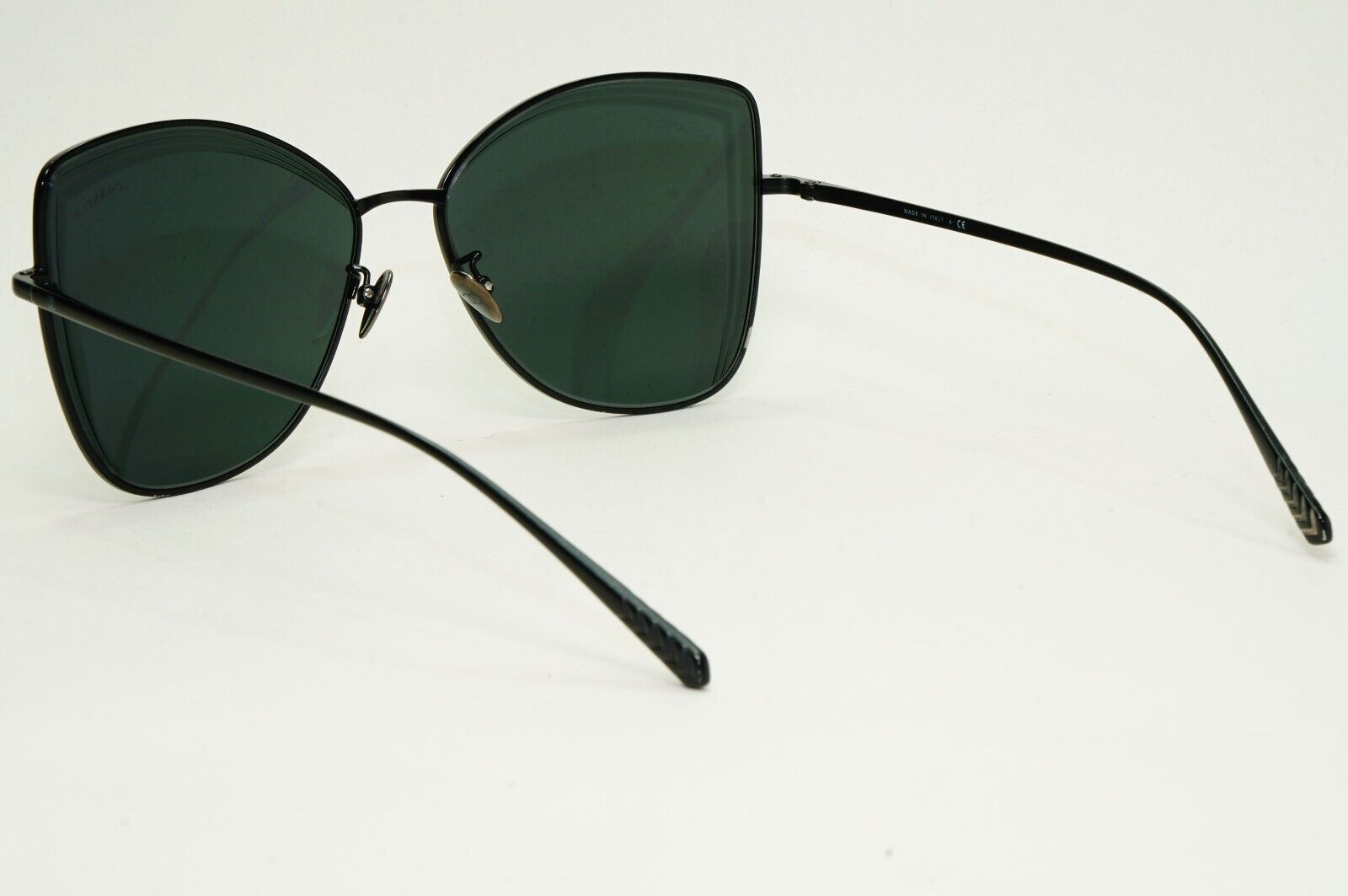 Chanel Sunglasses Black Square Metal Butterfly Large 4253 c.101/S4 59mm