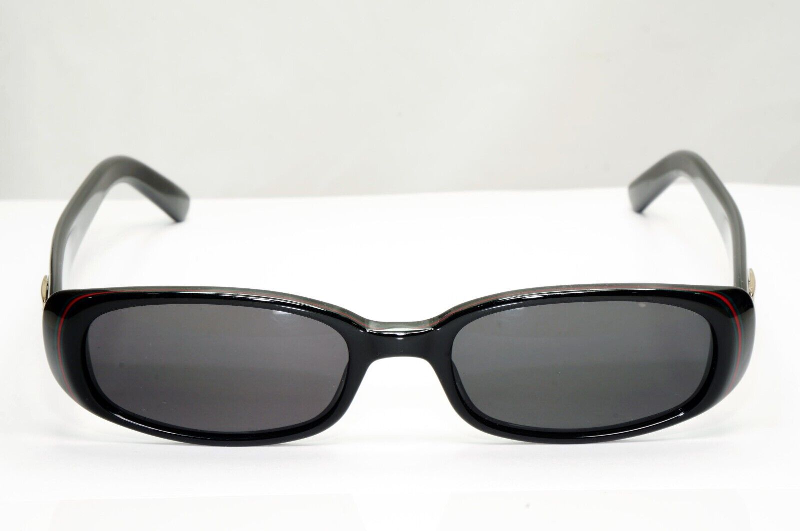 Gucci Sunglasses 1997 Vintage Black Retro Rectangle Small GG 2452/S E5W 210125