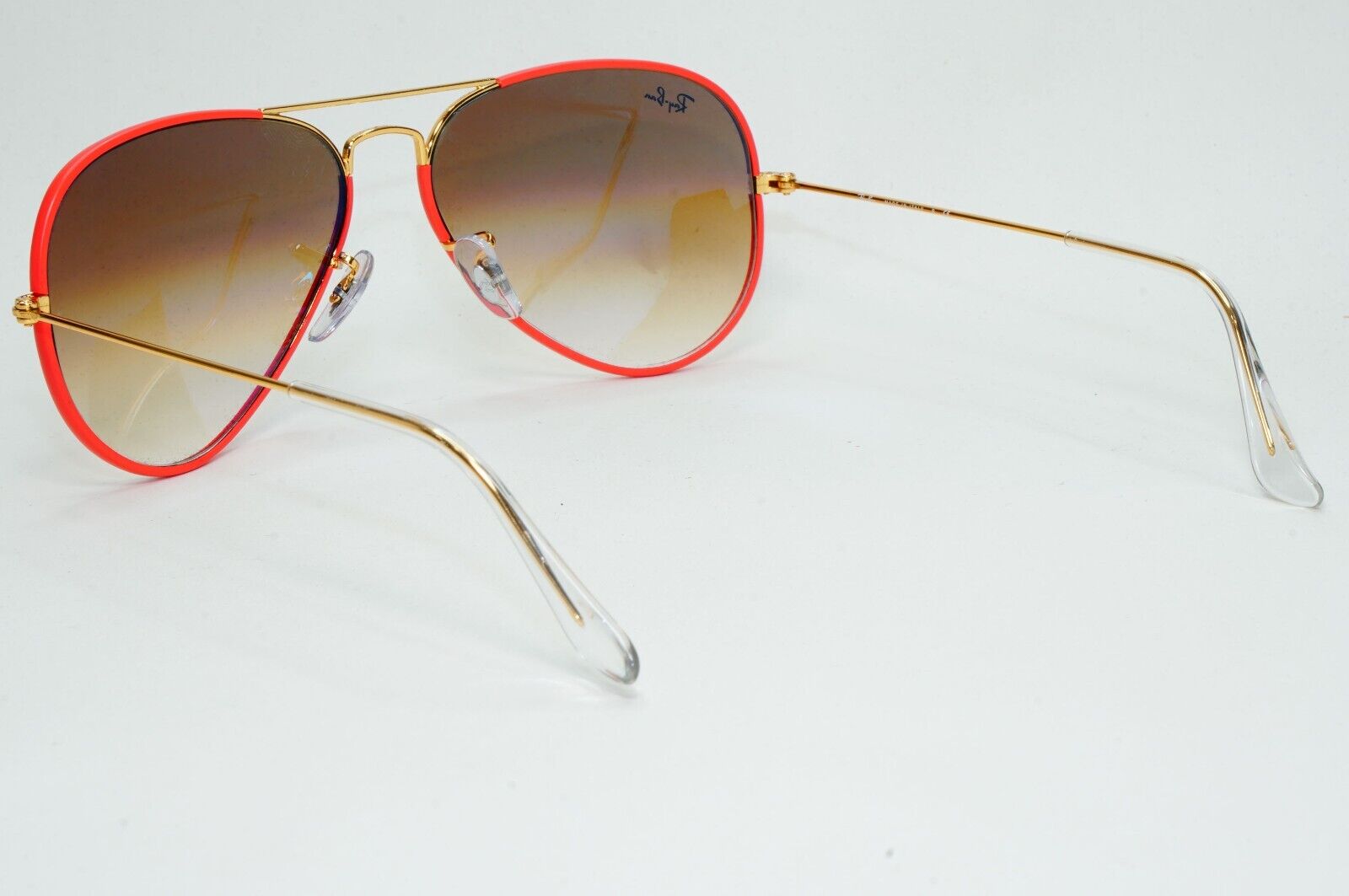 Ray-Ban Sunglasses Aviator Full Color Red Gold Brown RB 3025-J-M 9196/51 58mm