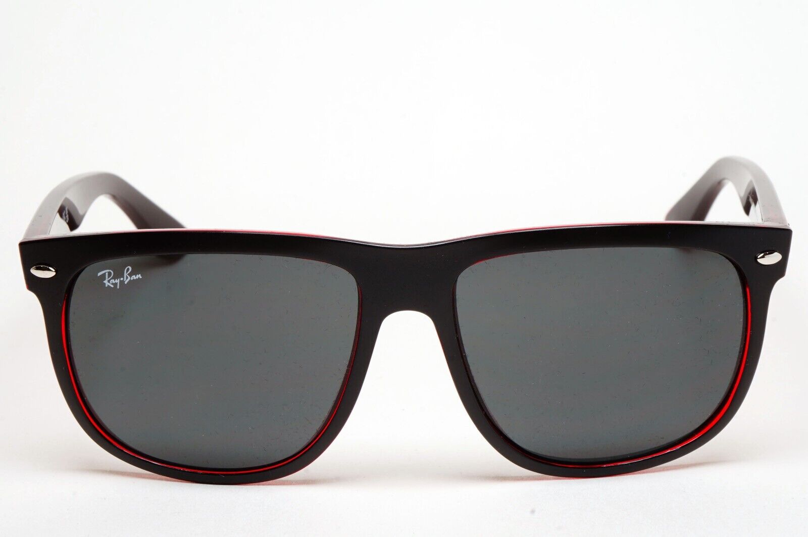 Ray-Ban Sunglasses Boyfriend Black Matte Square 6171/87 56mm