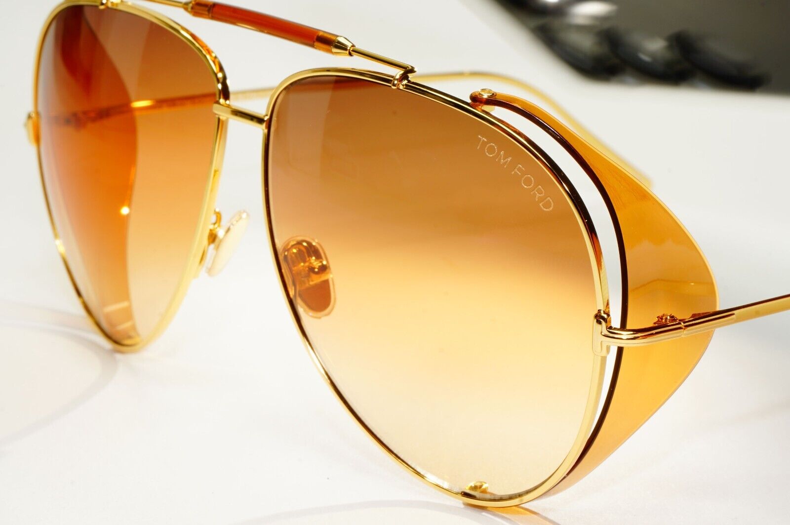 Tom Ford Sunglasses Jack-02 Oversized Unisex Large Gold FT0900 TF 900 30F [a]