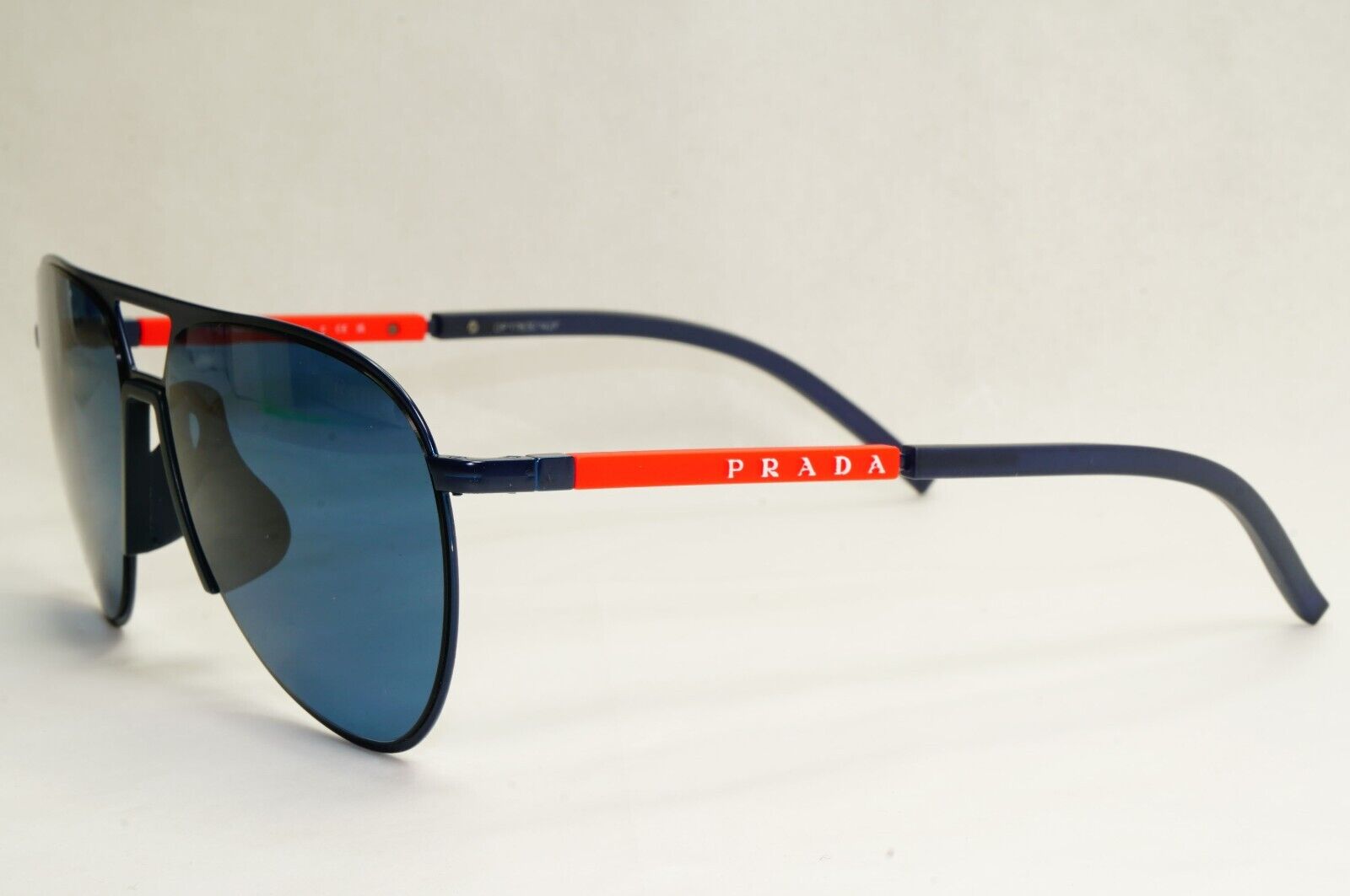 Prada Sunglasses Pilot Blue Navy Matte Metal PS51XS SPS 51X 06S-07L 59mm