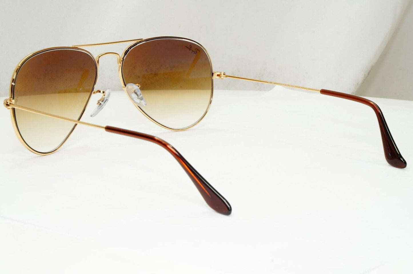 Ray-Ban Sunglasses Aviator Gold Brown Gradient RB 3025 Aviator 001/51 55mm Small