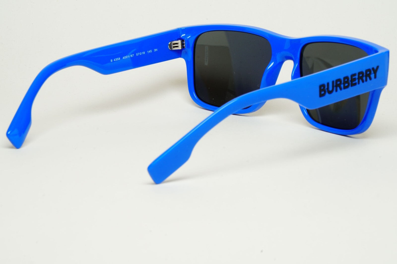Burberry Sunglasses Knight Blue Black Square BE 4358 4001/87 57mm
