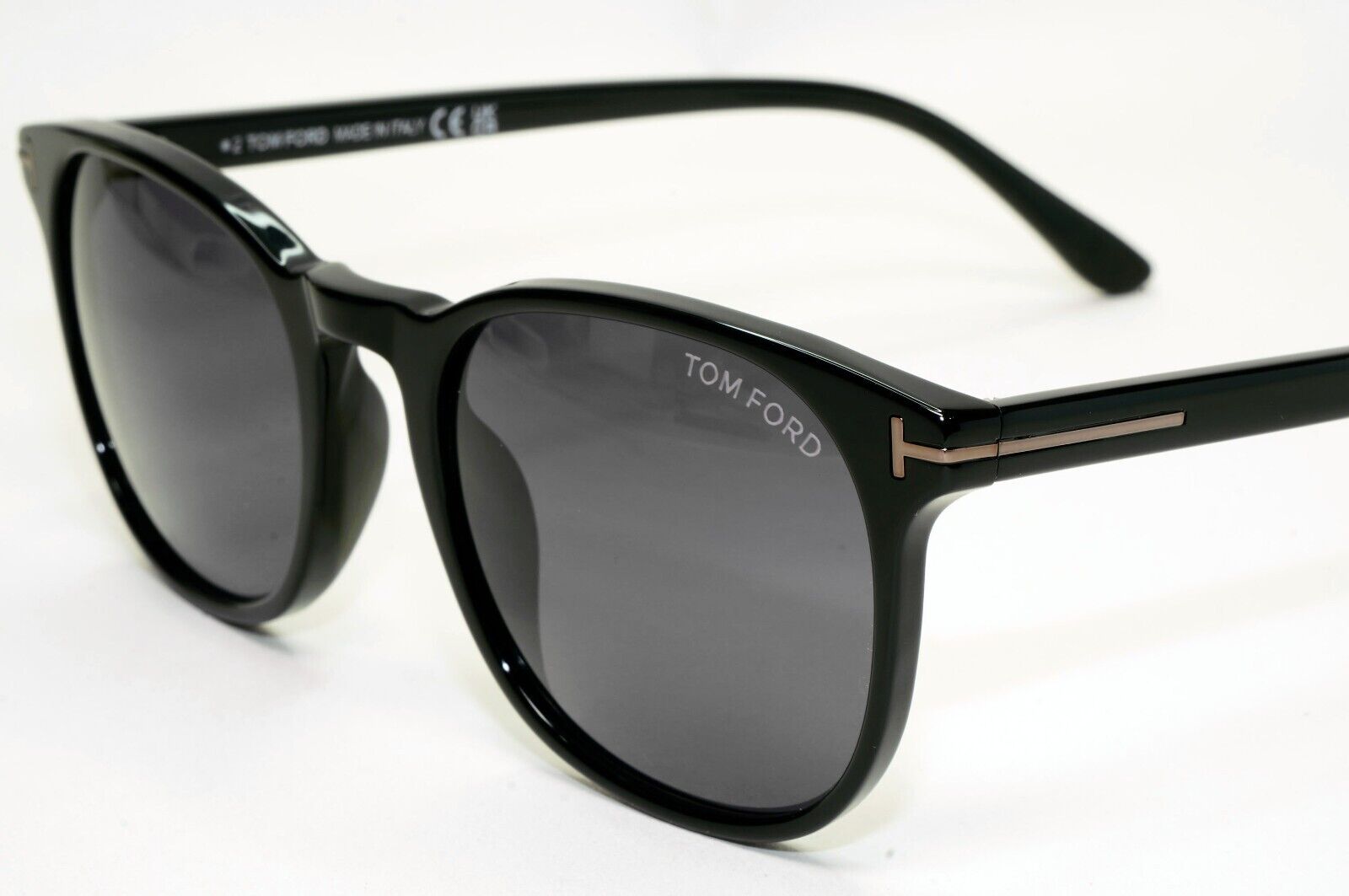 Tom Ford Sunglasses Ansel Black Glossy Square FT 0858-N TF 858-N 01A 51mm